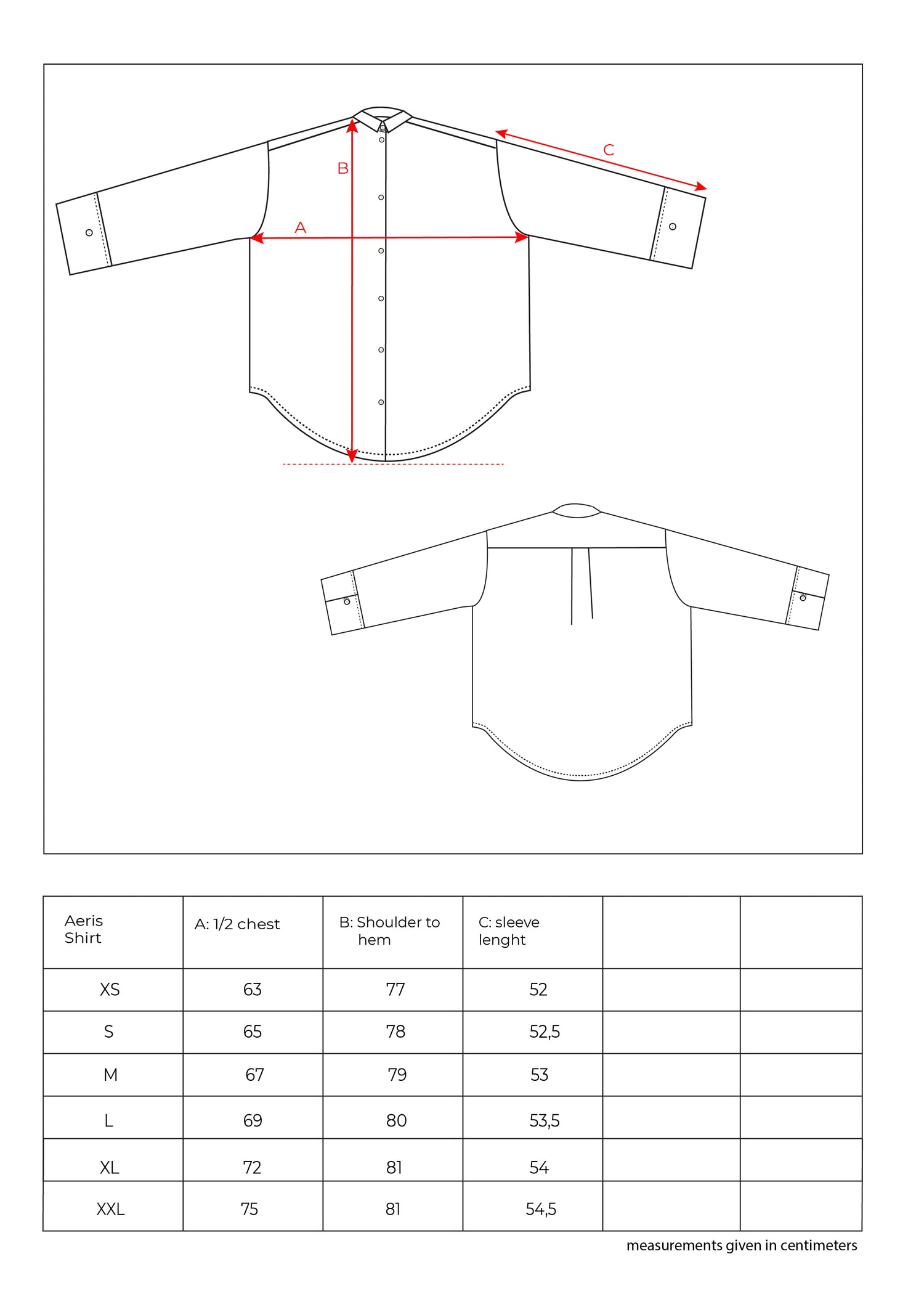 Aeris Shirt, Black