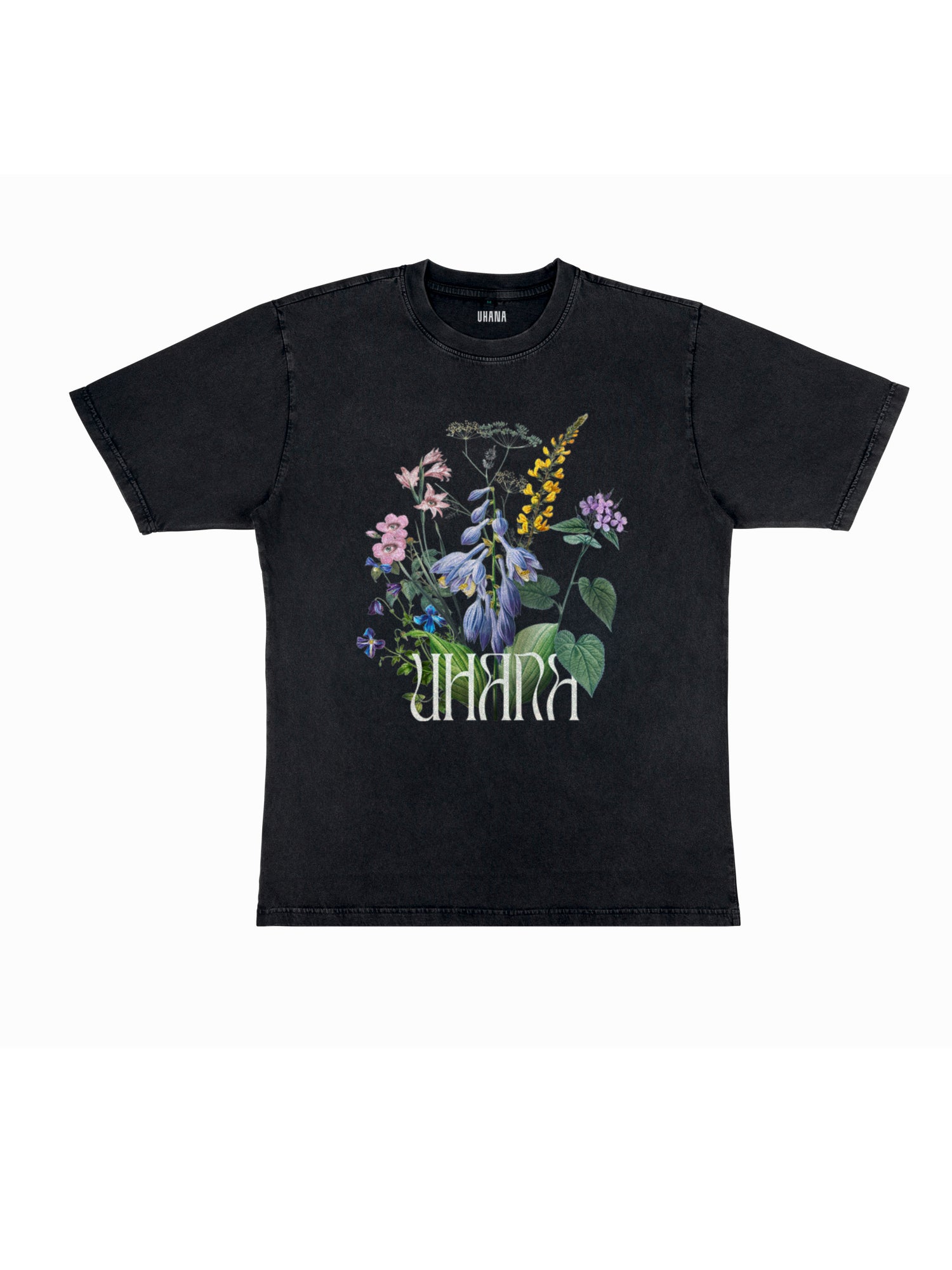 All Eyes On You Oversize T-shirt, Stonewashed Black