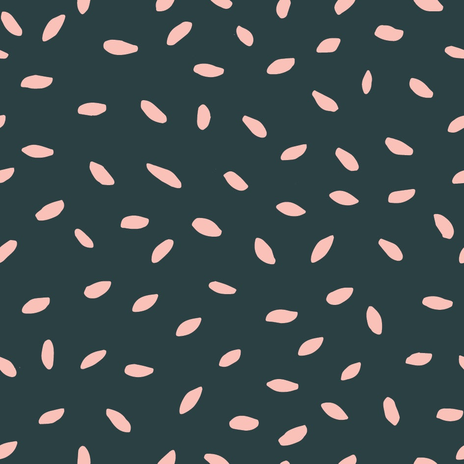 Dots Green Fabric, Cupro