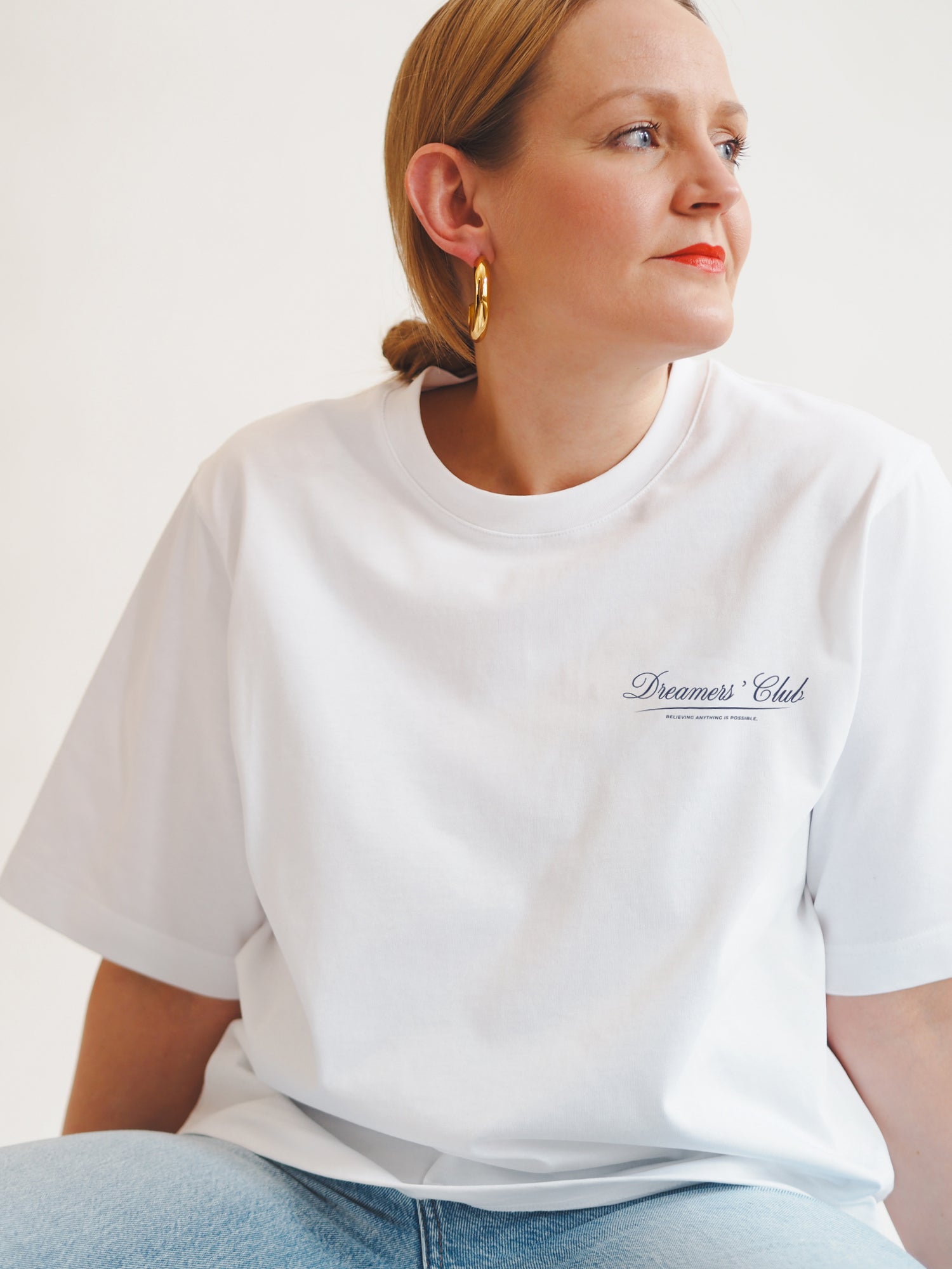 Dreamers' Club Boxy Tee, White