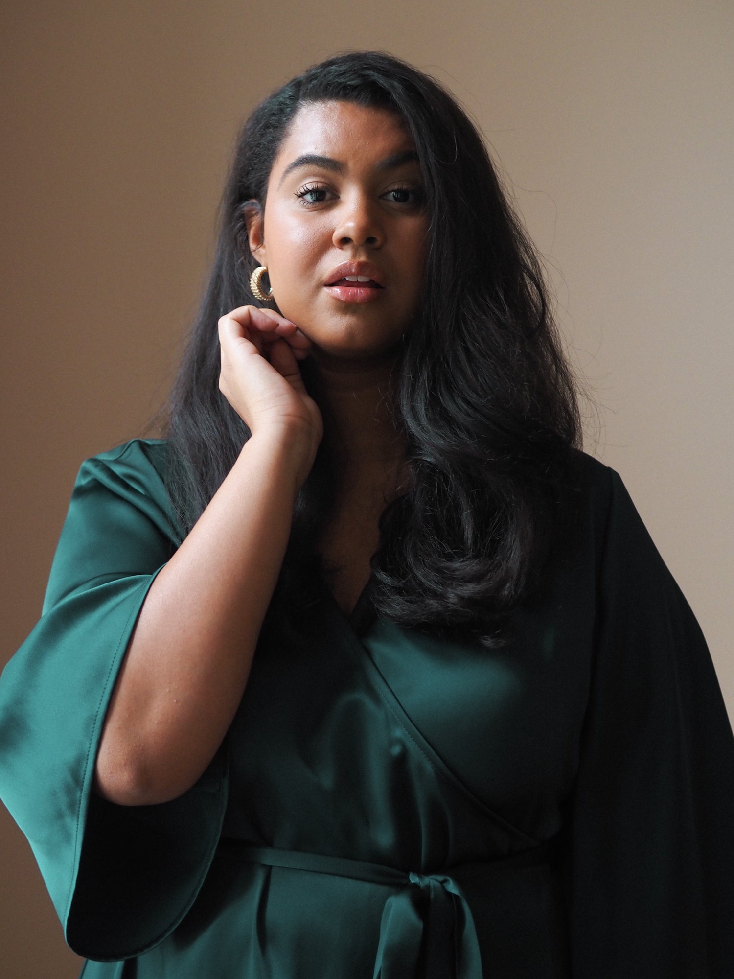 Embrace Dress, Emerald Green