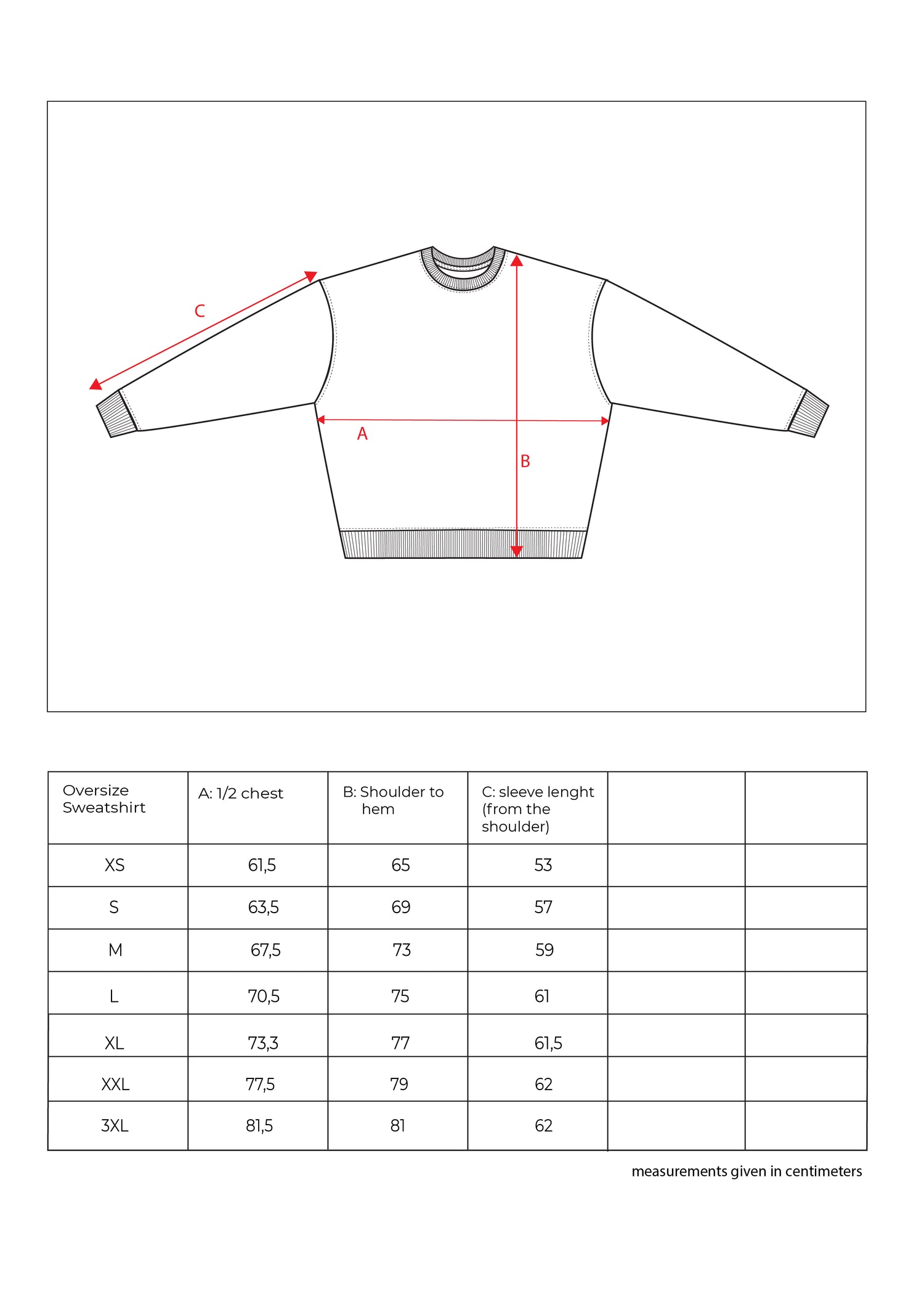 Renaissance Oversize Sweatshirt, Cream