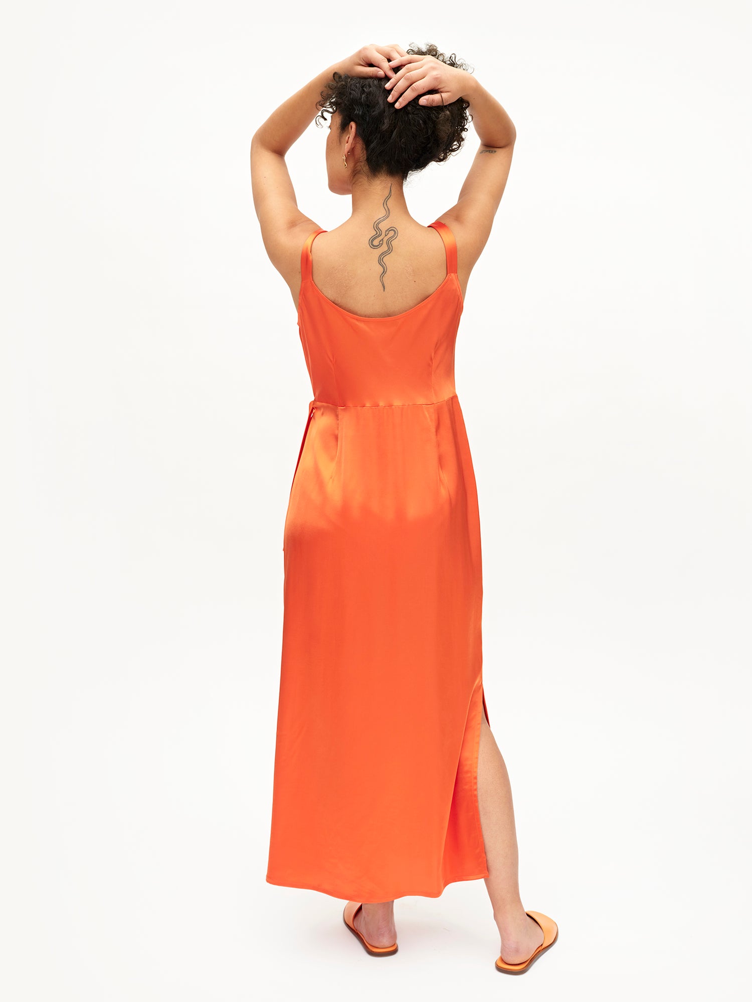 Otava Dress, Vibrant Orange