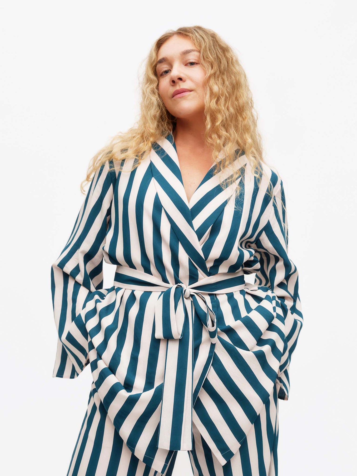 Verve Jacket, Summer Stripe Green