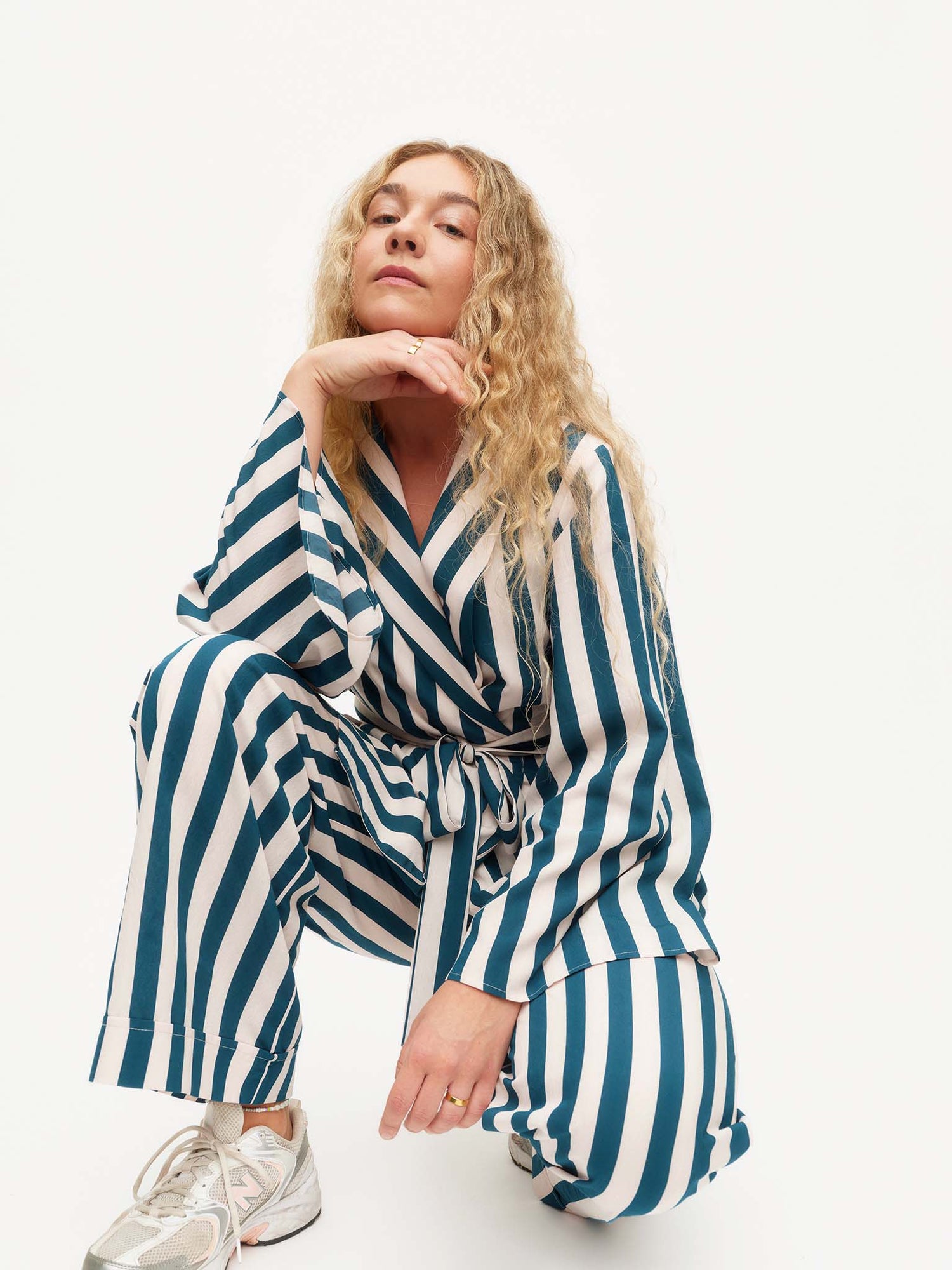 Verve Jacket, Summer Stripe Green