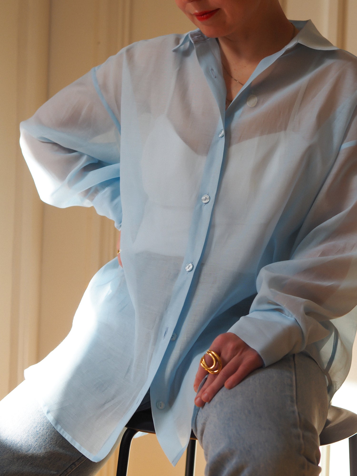 Aeris Shirt, Light Blue