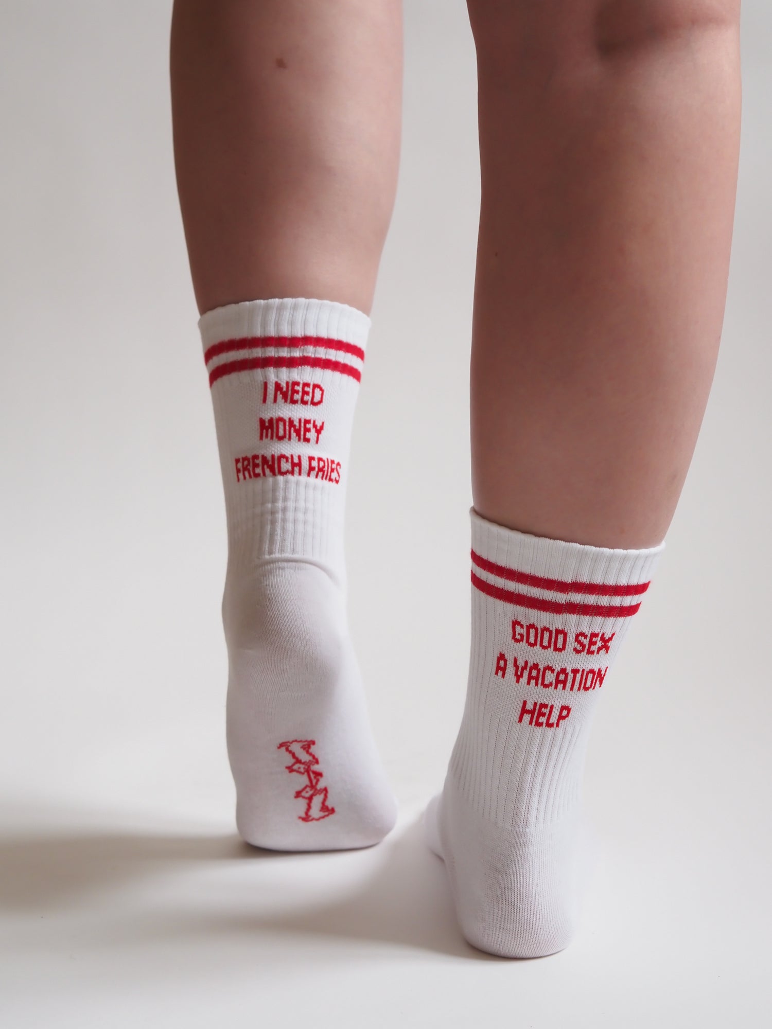 Basic Needs Socks, White