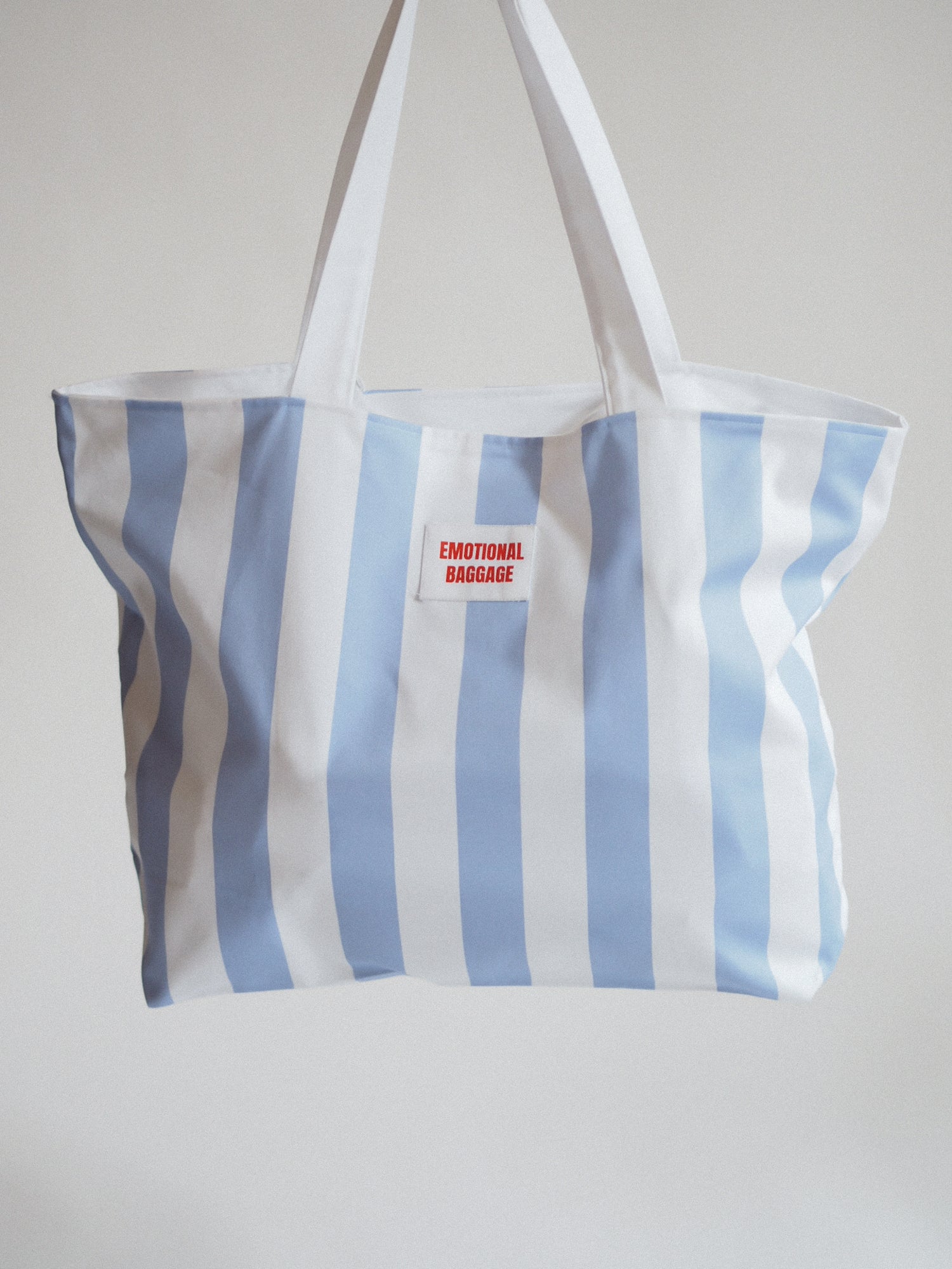 Emotional Baggage Weekender, Light Blue Stripe