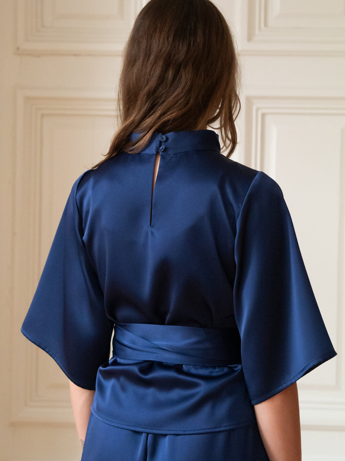 Freedom Blouse, Deep Rich Blue