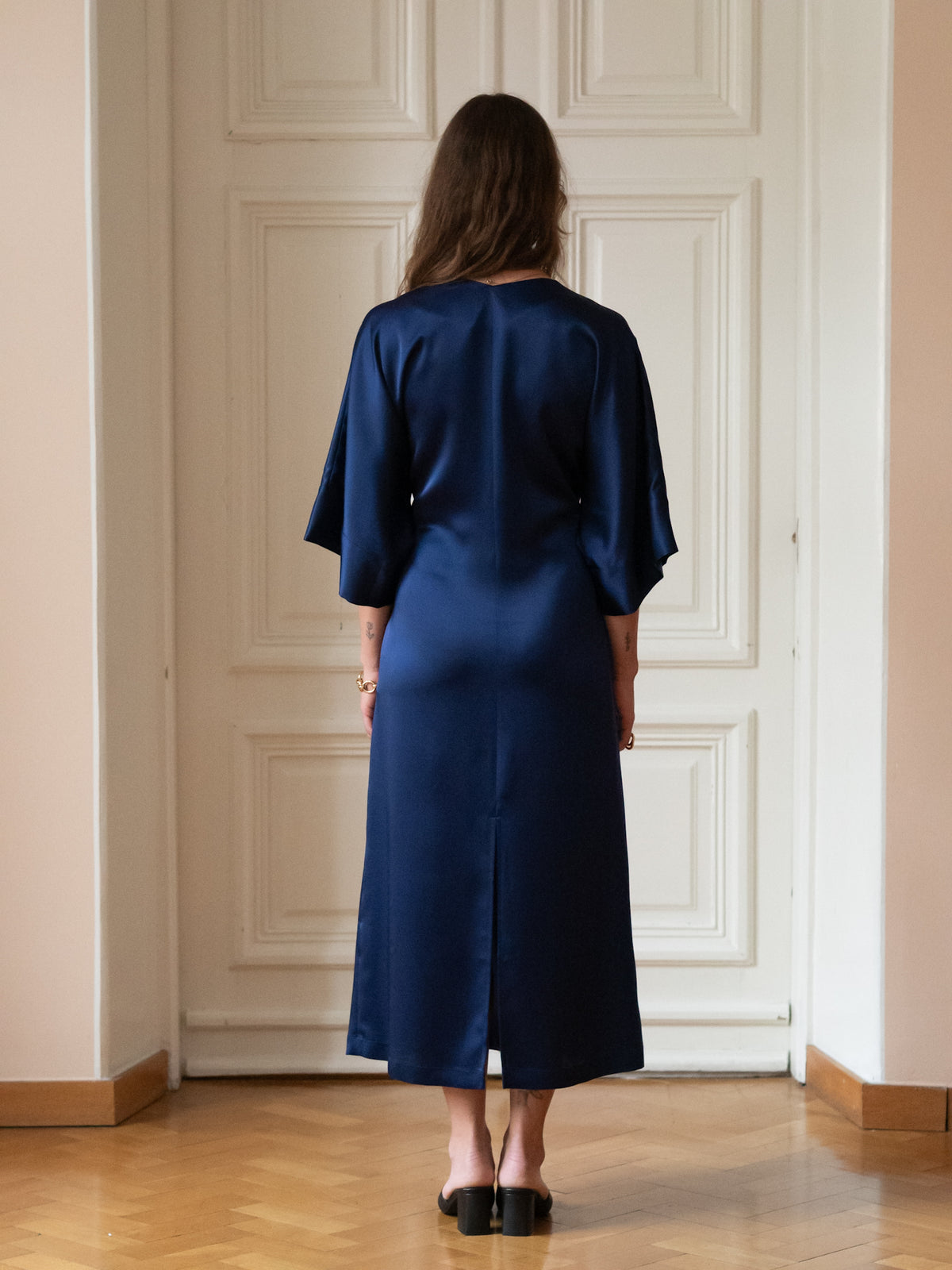 Grace Dress, Deep Rich Blue