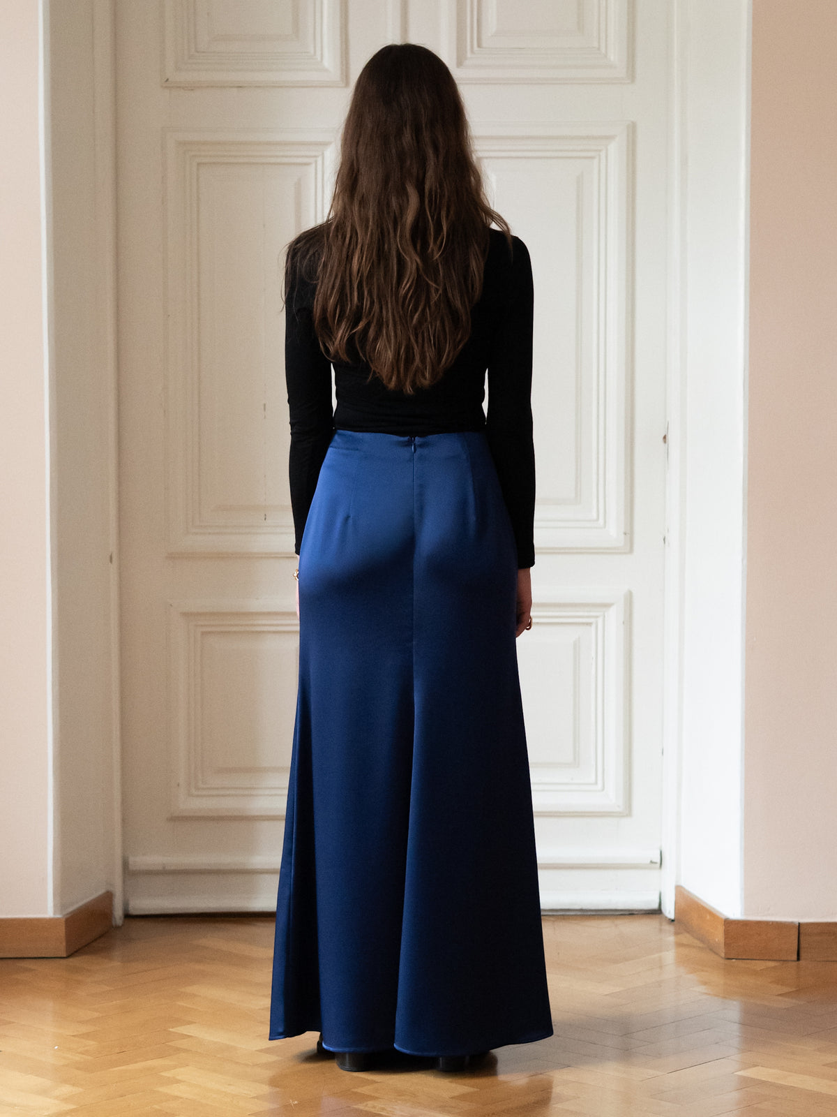 Long Skirt, Deep Rich Blue