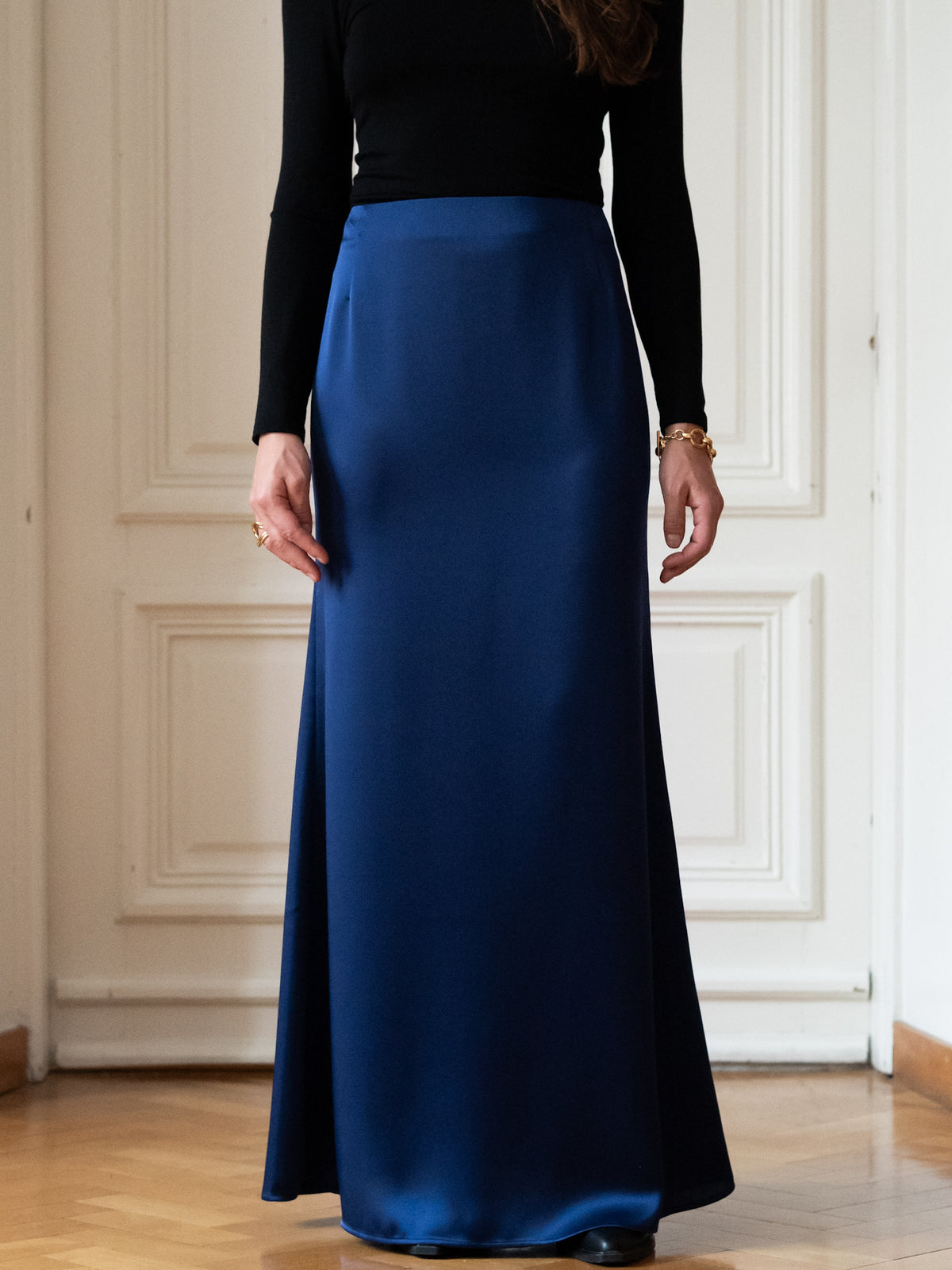 Long Skirt, Deep Rich Blue