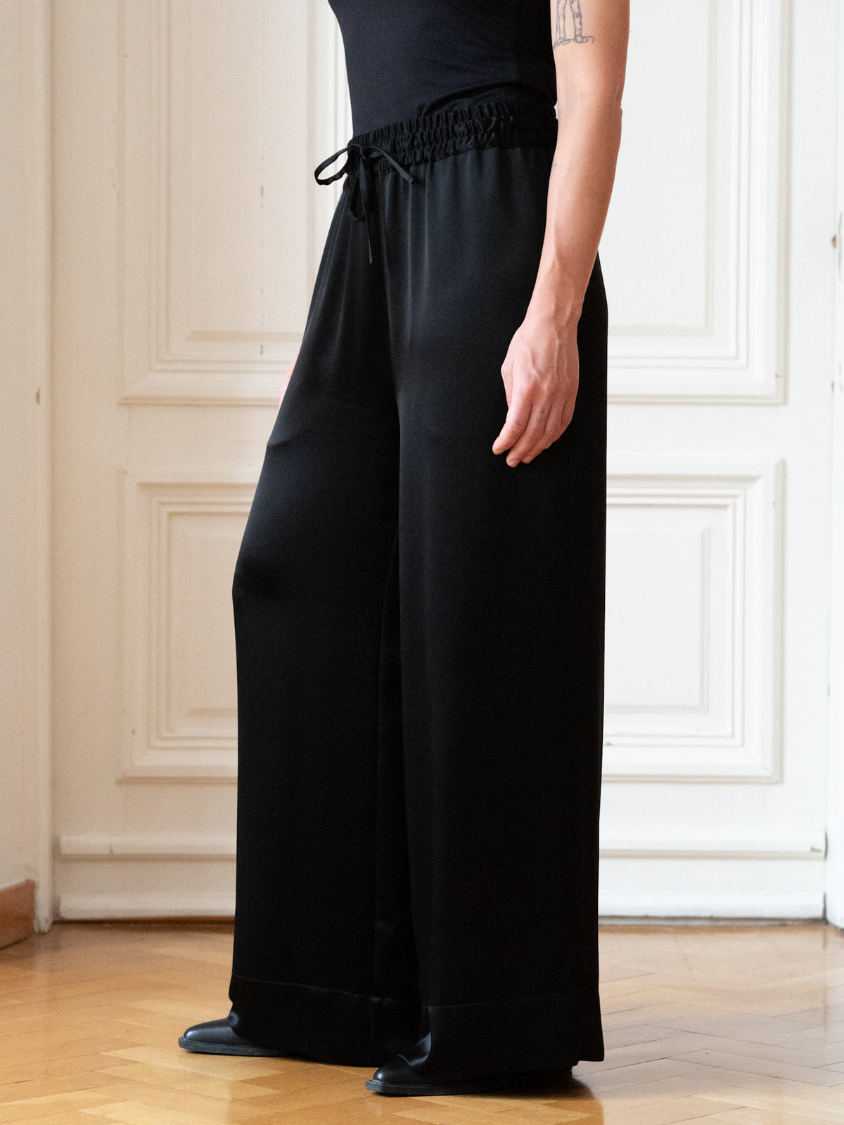 Wide Pants, Black