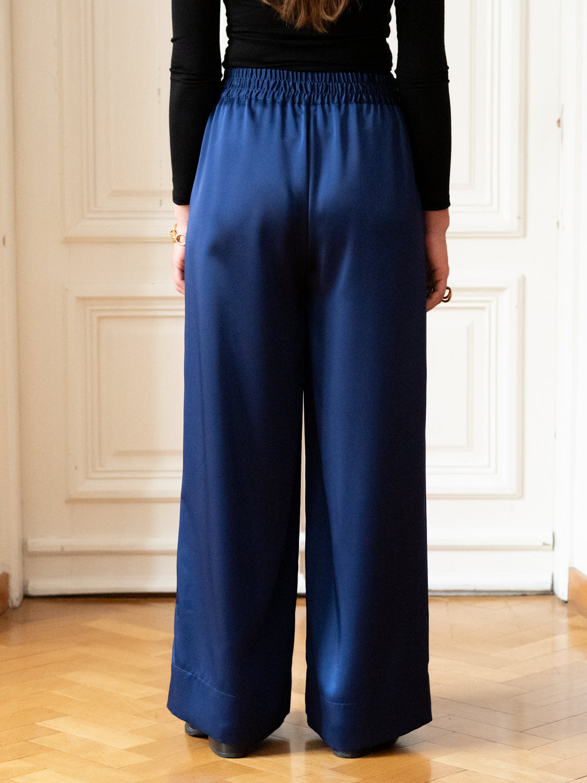 Wide Pants, Deep Rich Blue
