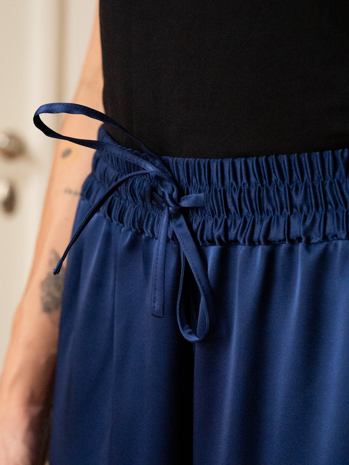 Wide Pants, Deep Rich Blue