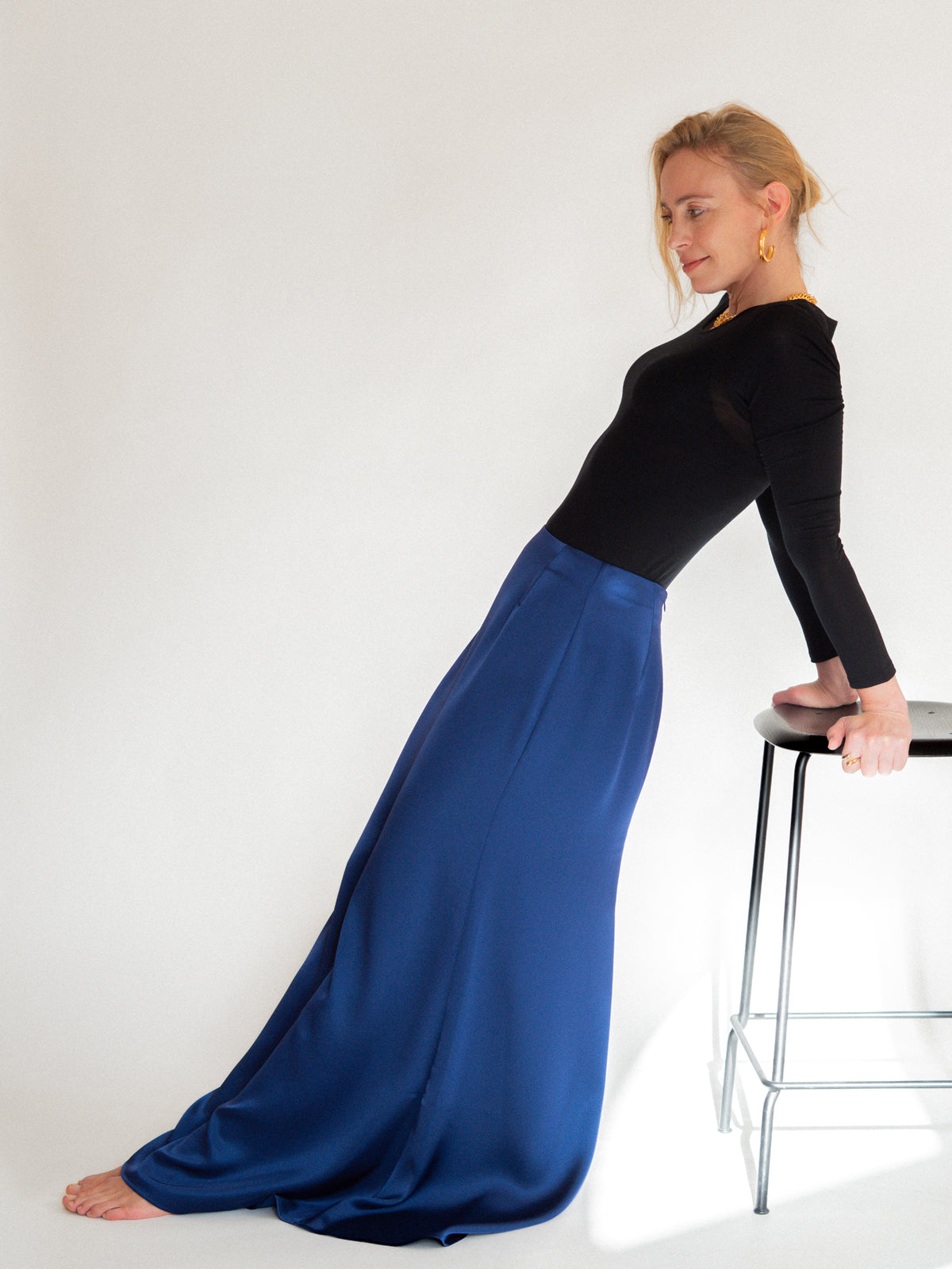 Long Skirt, Deep Rich Blue