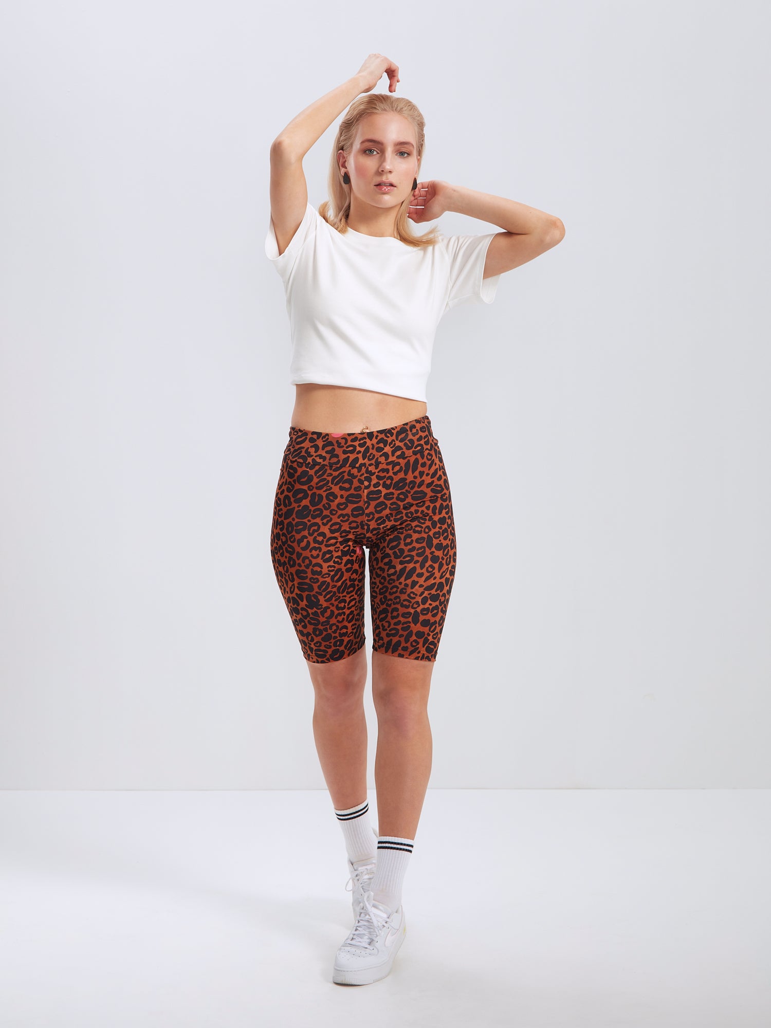 Biker Shorts, Leopard Lips