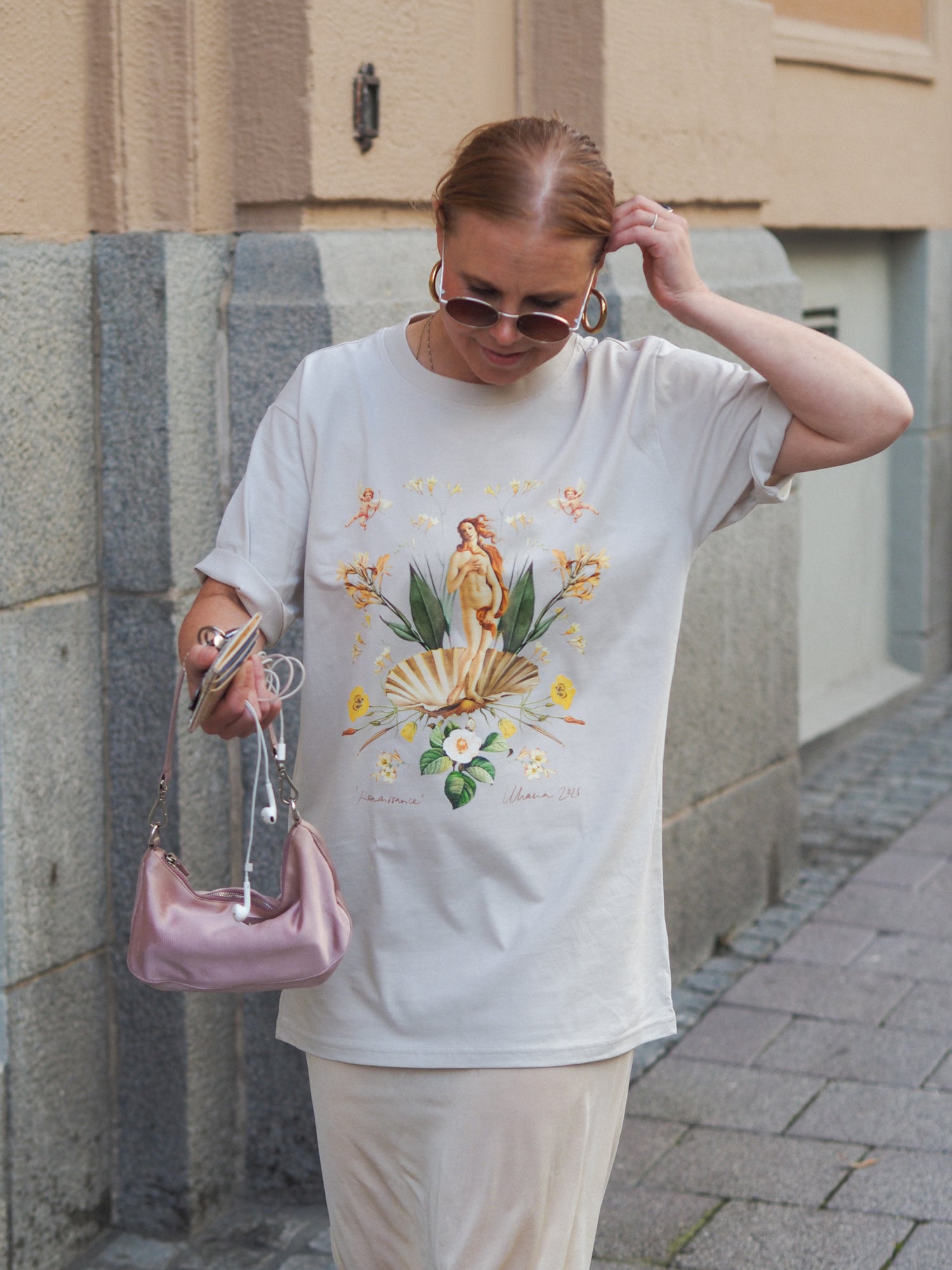 Renaissance Oversize T-shirt, Bone