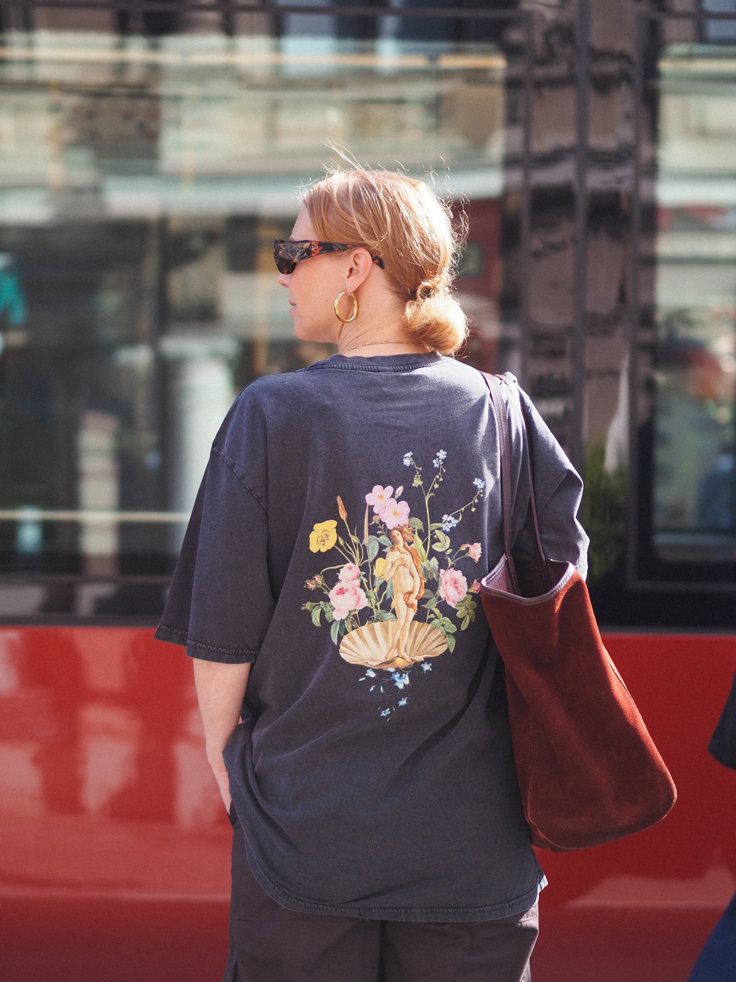 True Romance Oversize T-shirt, Stonewashed Black