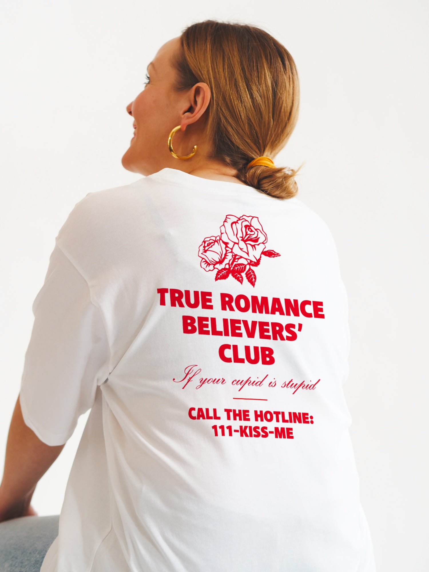 Believer Oversize T-shirt, White