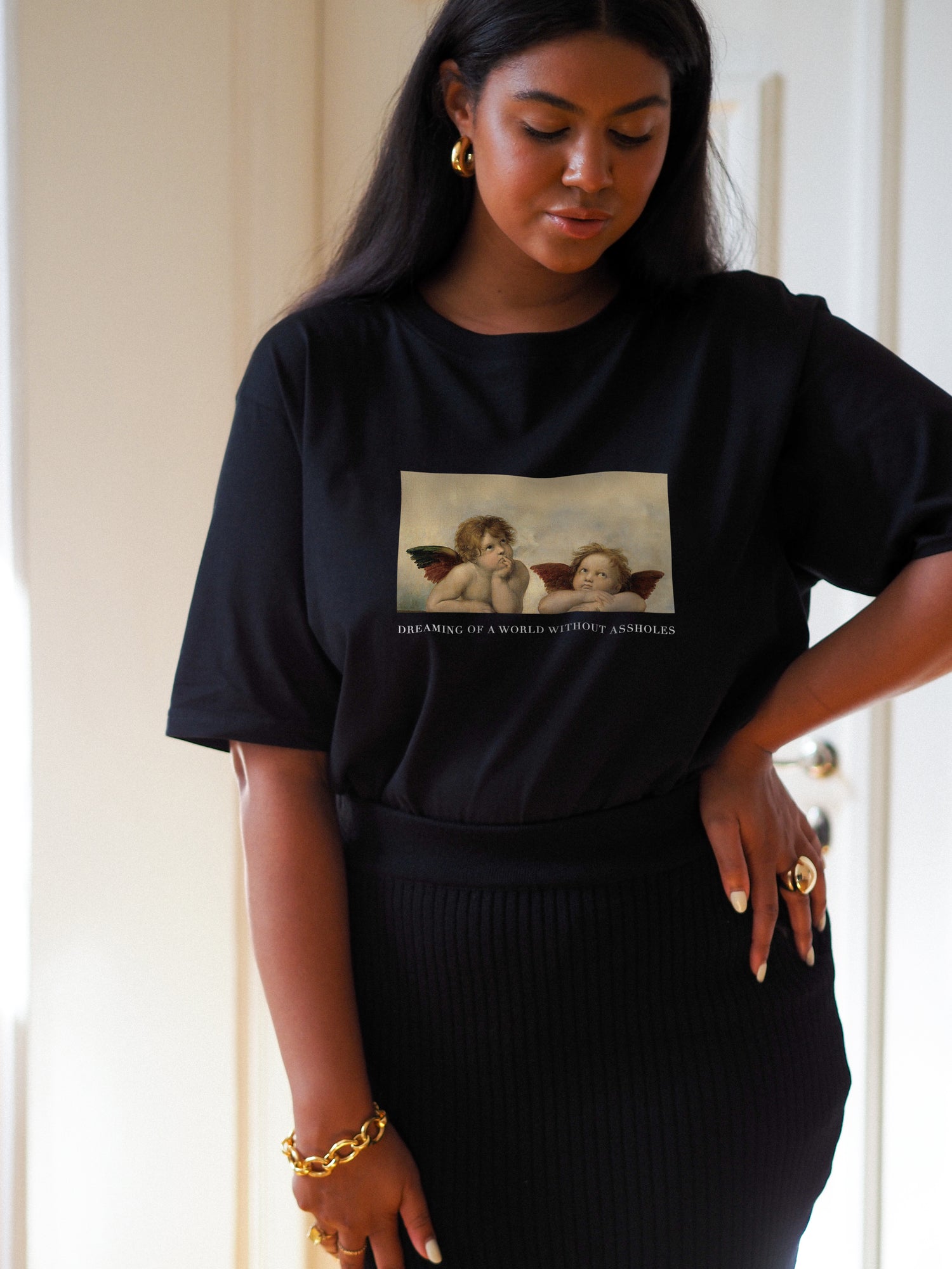 Better World Oversize T-shirt, Black