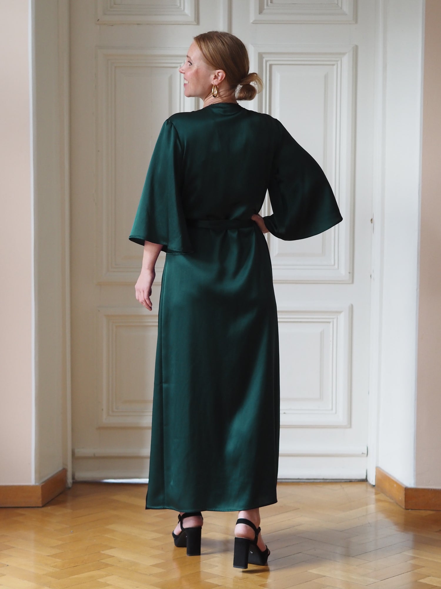 Embrace Dress, Emerald Green