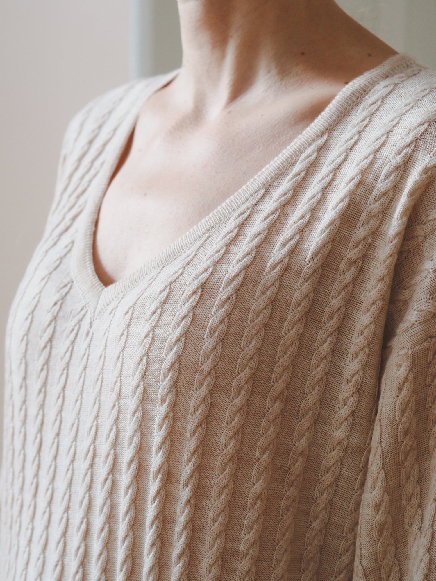 Evermore Knit Dress, Beige Melange