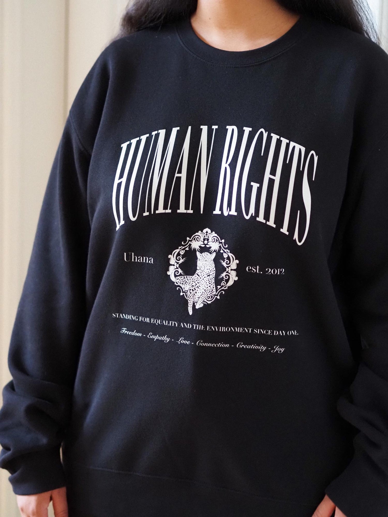 Human Rights Classic Sweatshirt, Black