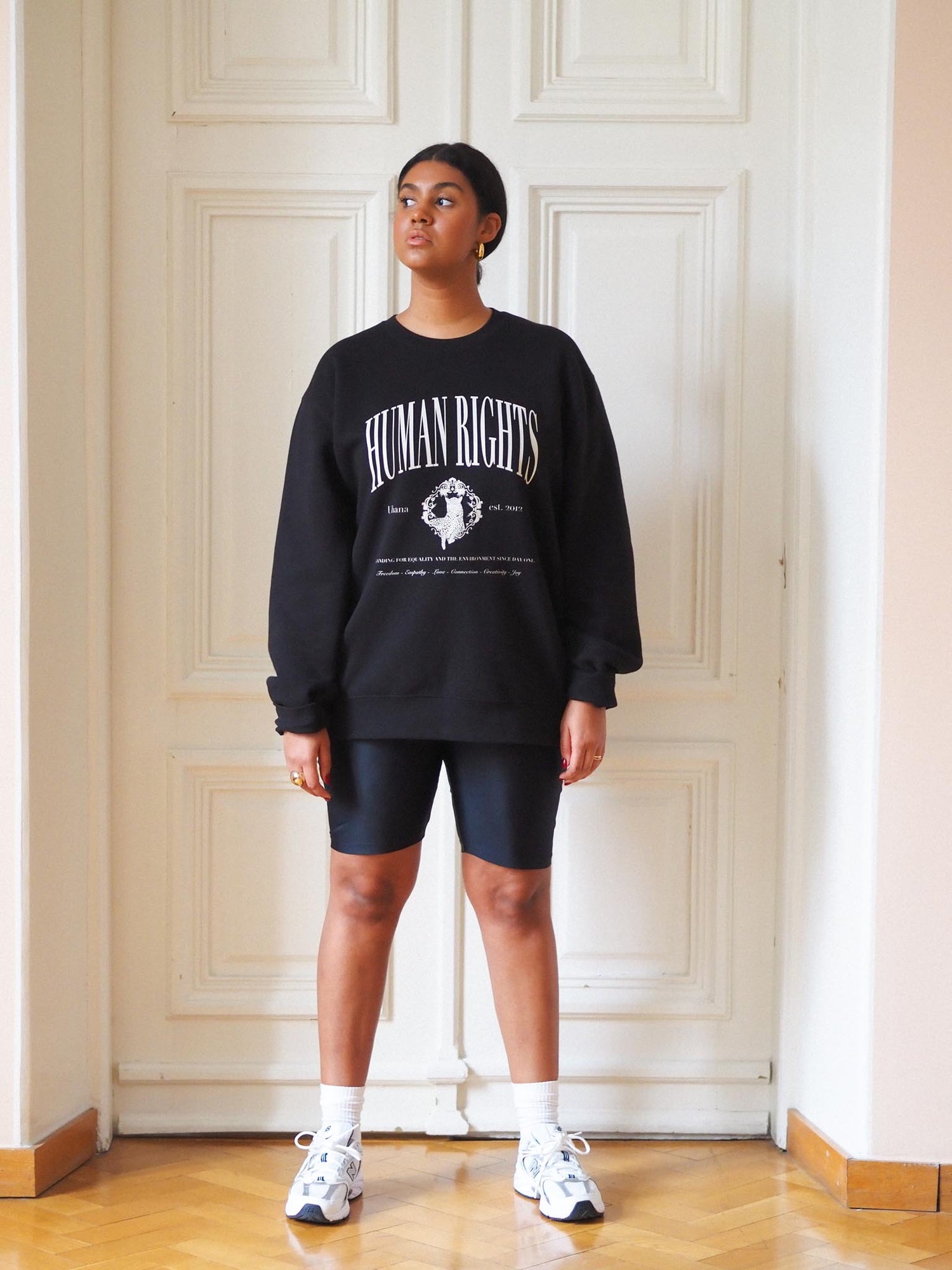 Human Rights Classic Sweatshirt, Black