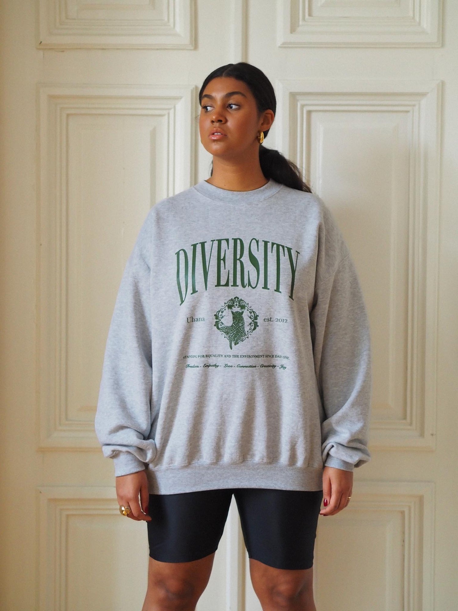 Diversity Sweatshirt, Grey Melange