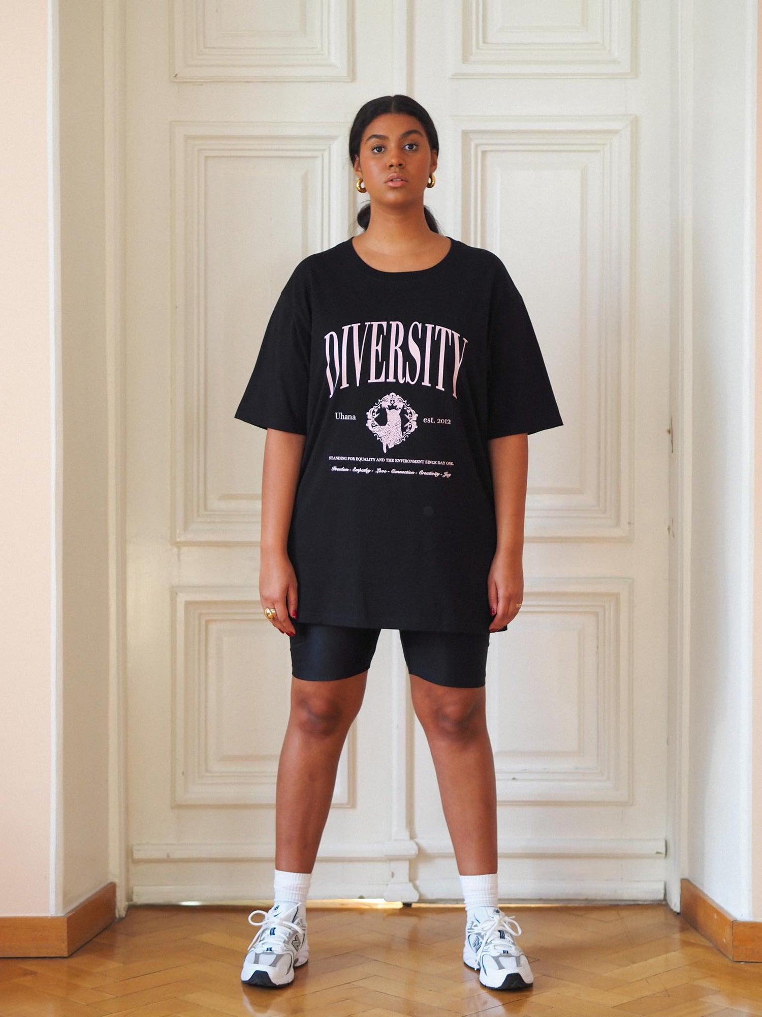 Diversity Oversize T-shirt, Black