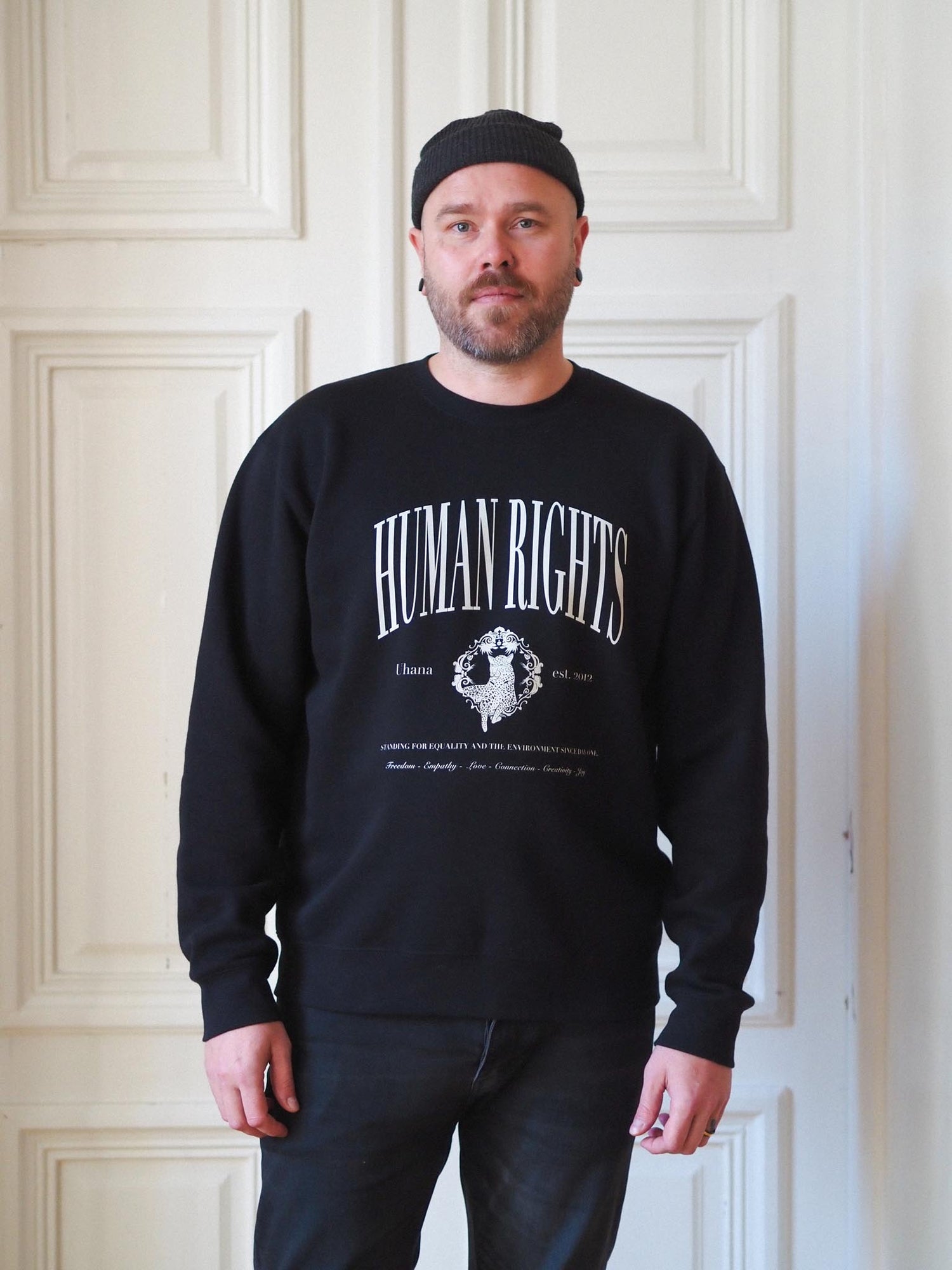 Human Rights Classic Sweatshirt, Black