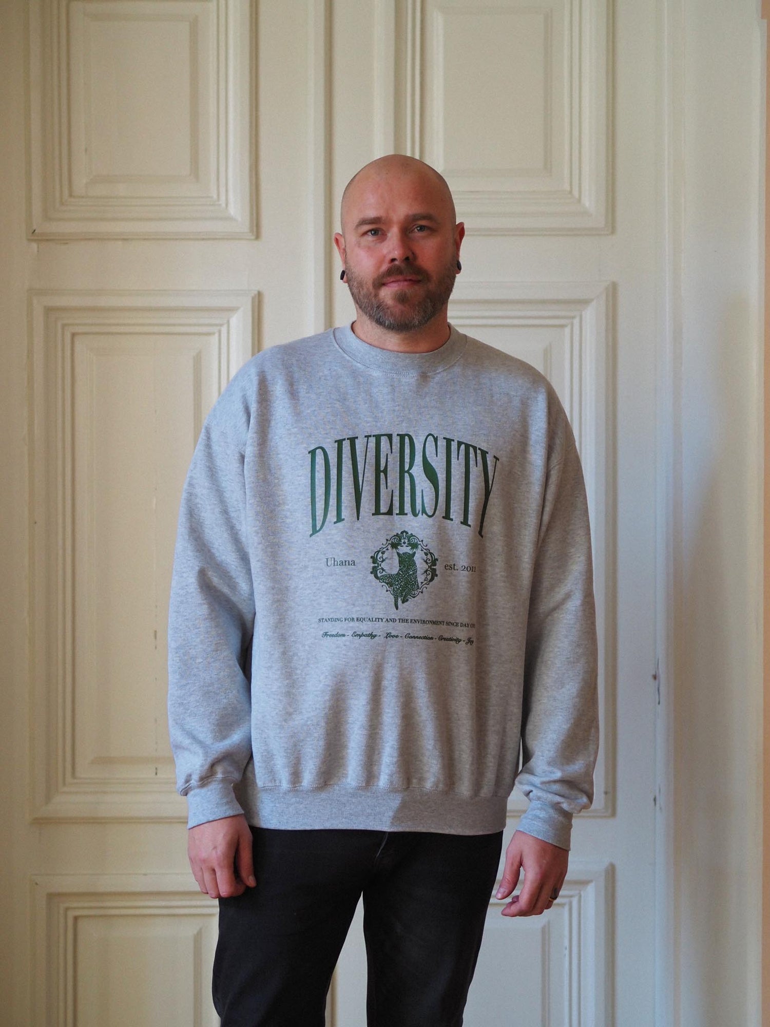 Diversity Sweatshirt, Gray Melange