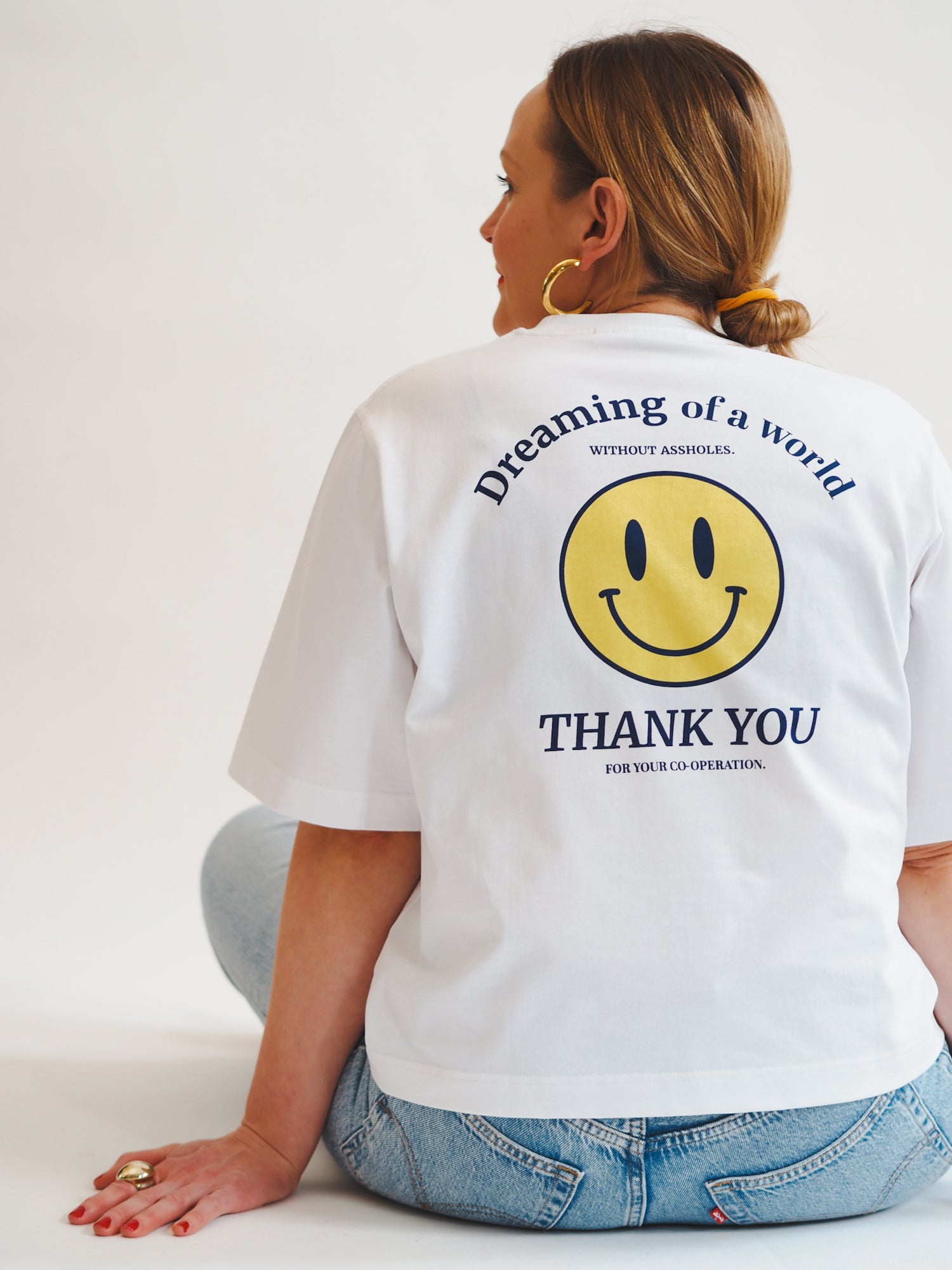 Still Dreaming Boxy Tee, White