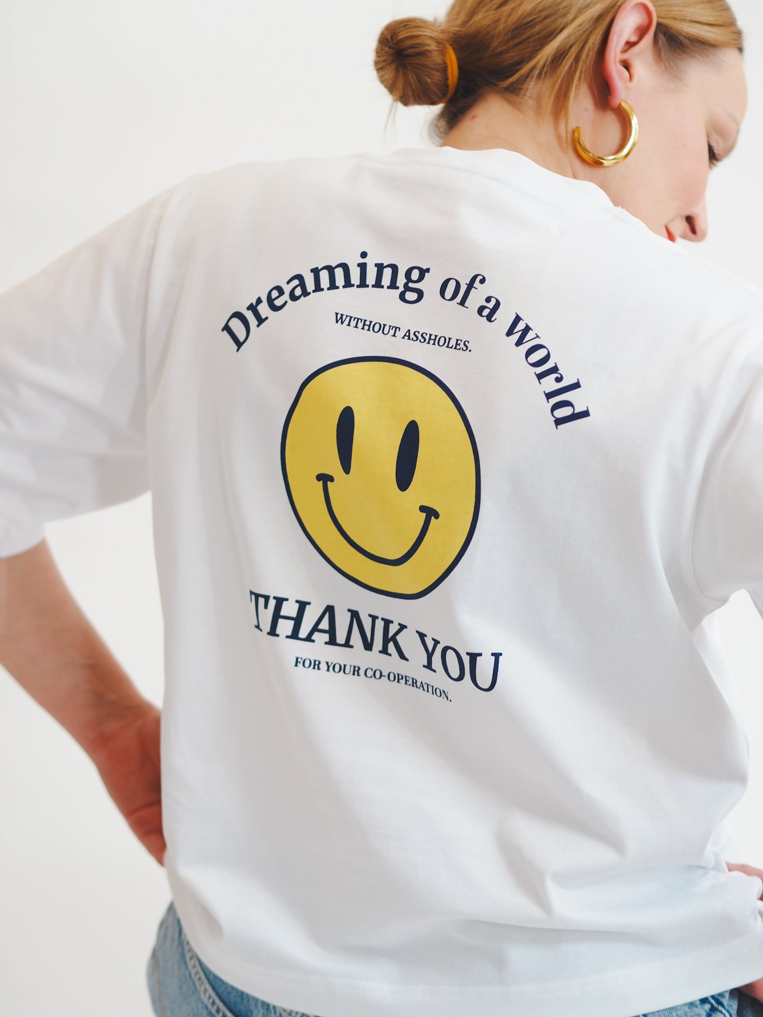 Still Dreaming Boxy Tee, White