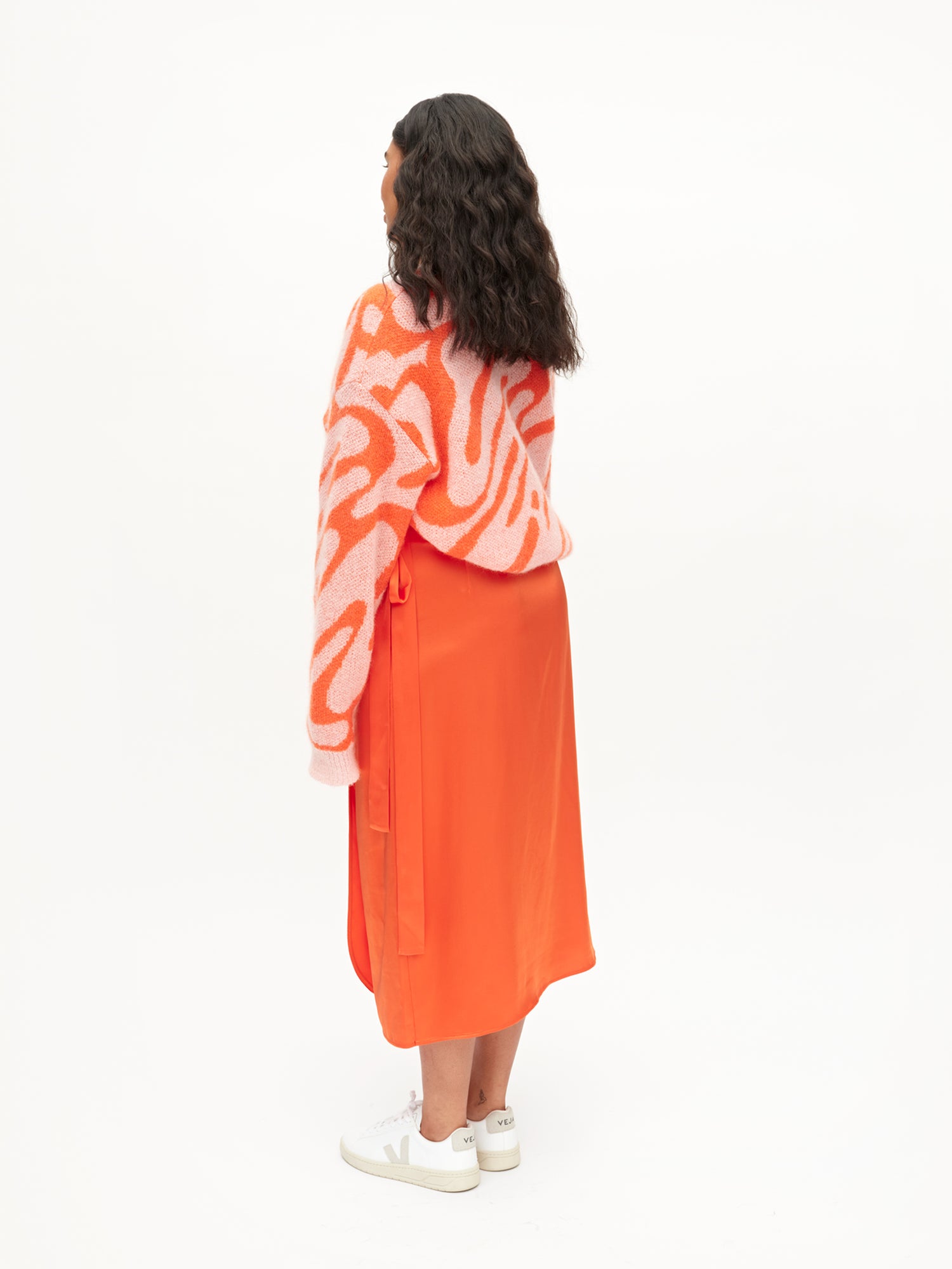 Rowan Skirt, Vibrant Orange