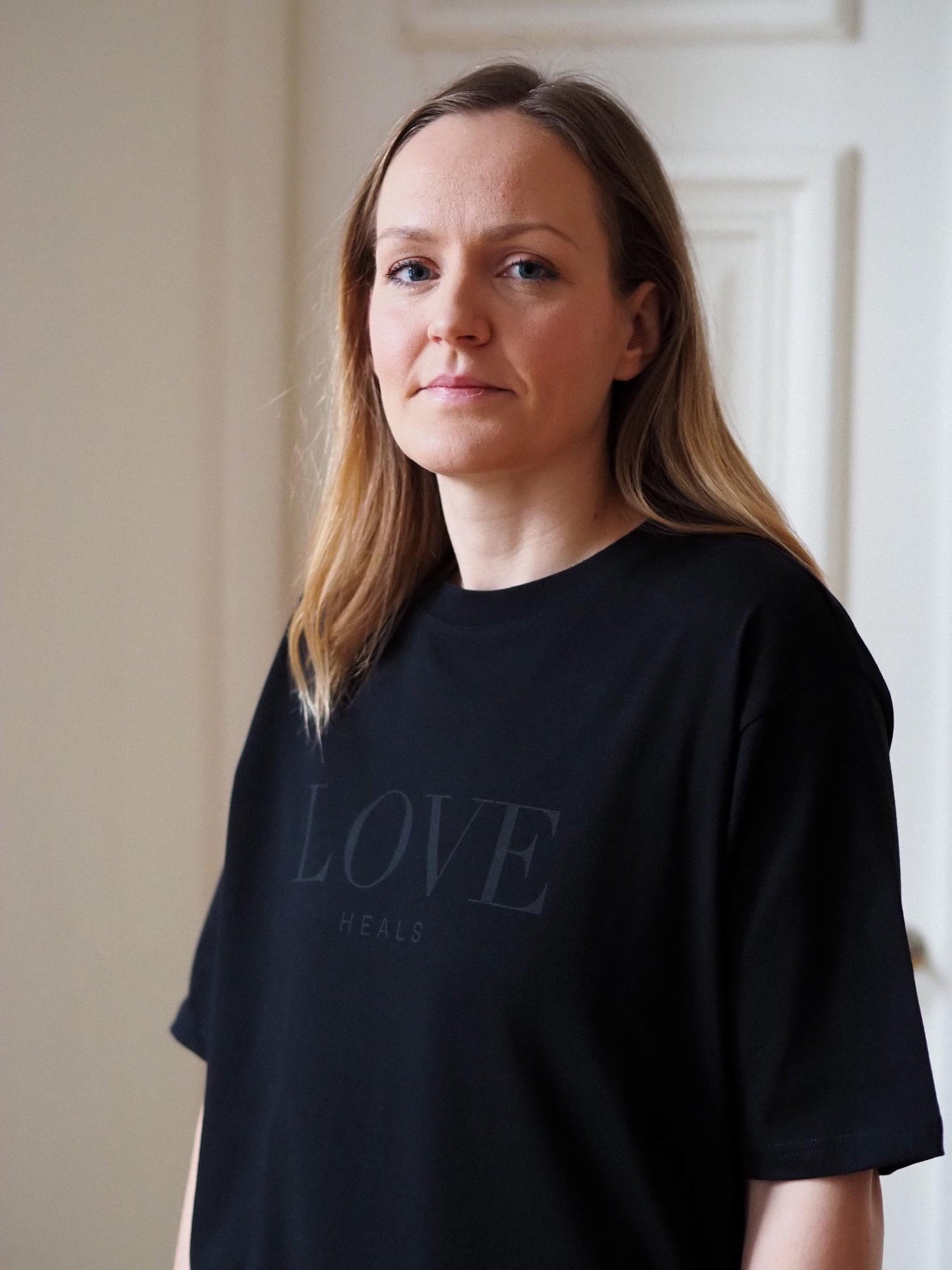 Love Heals Unisex T-shirt, All Black