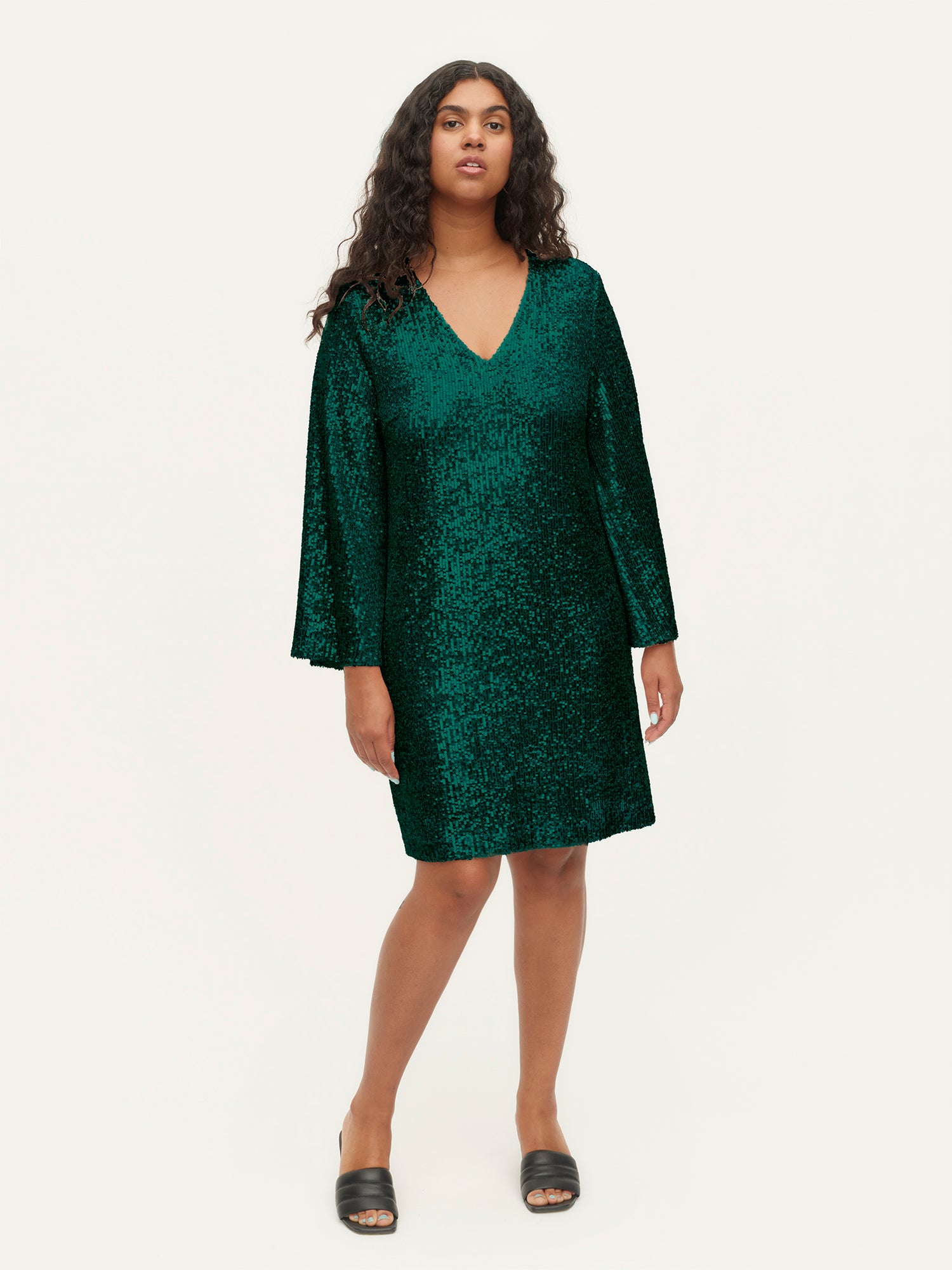 Secret Dress, Green Sequin