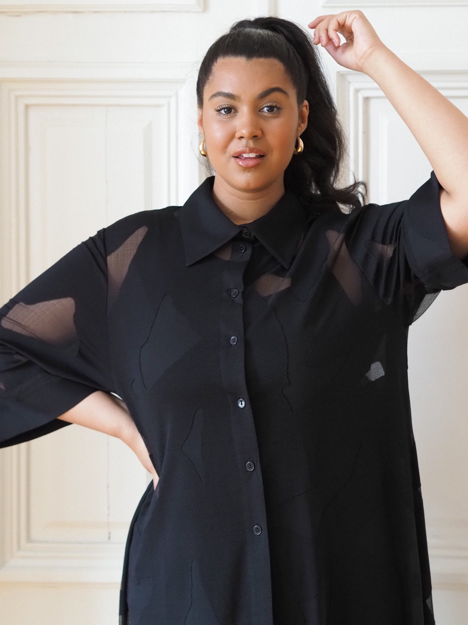 Emery Shirt Dress, Tigress