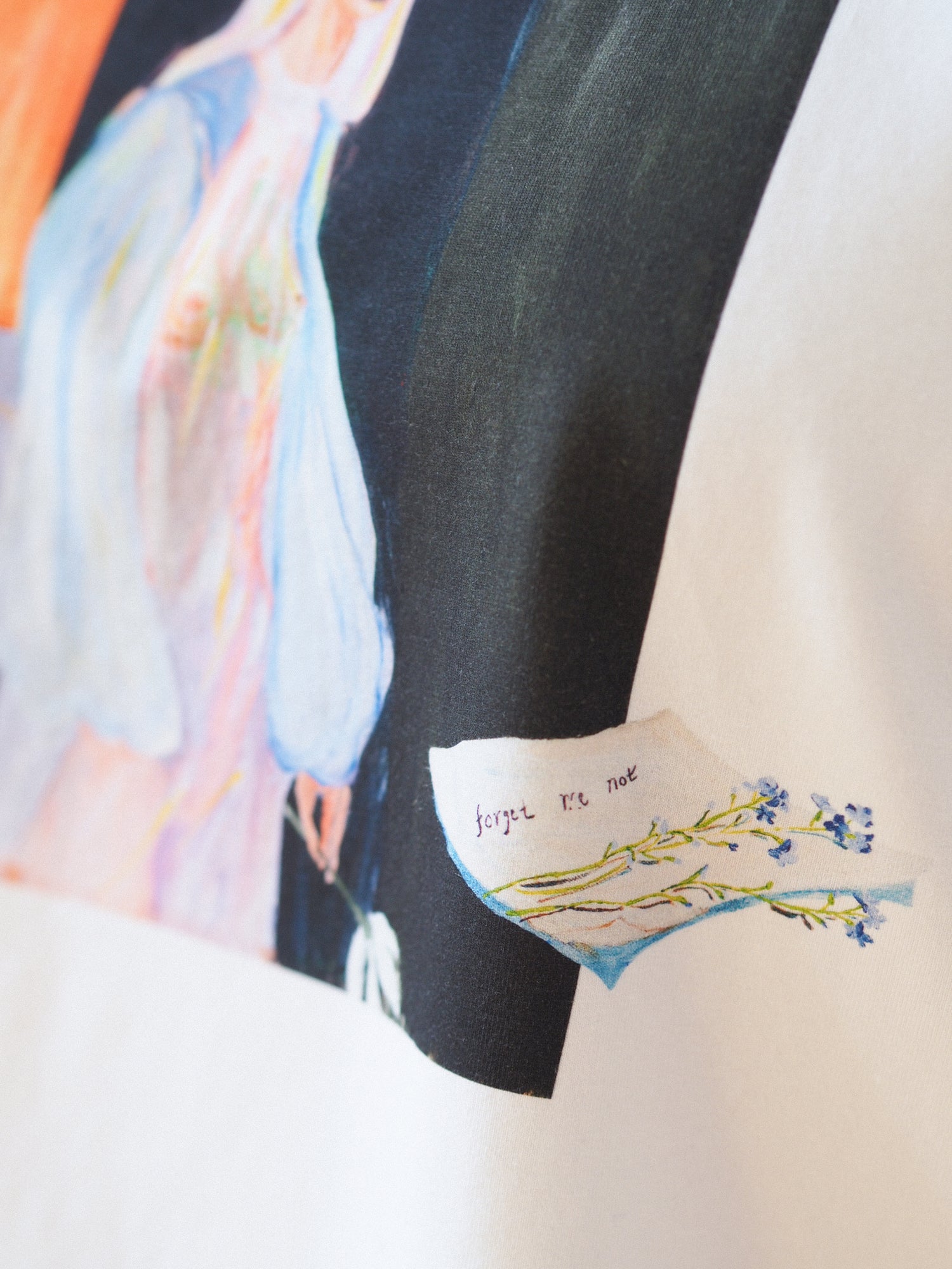 Forget Me Not Boxy Tee, White