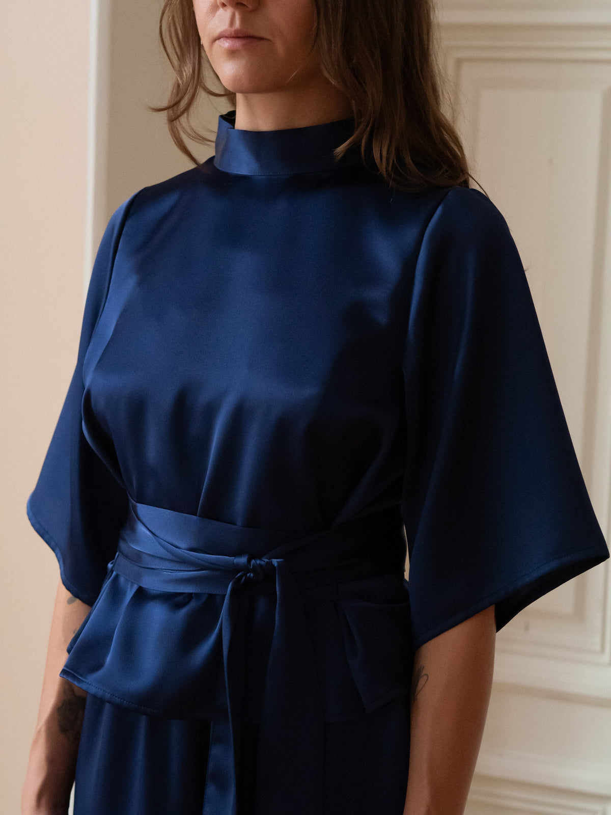Freedom Blouse, Deep Rich Blue