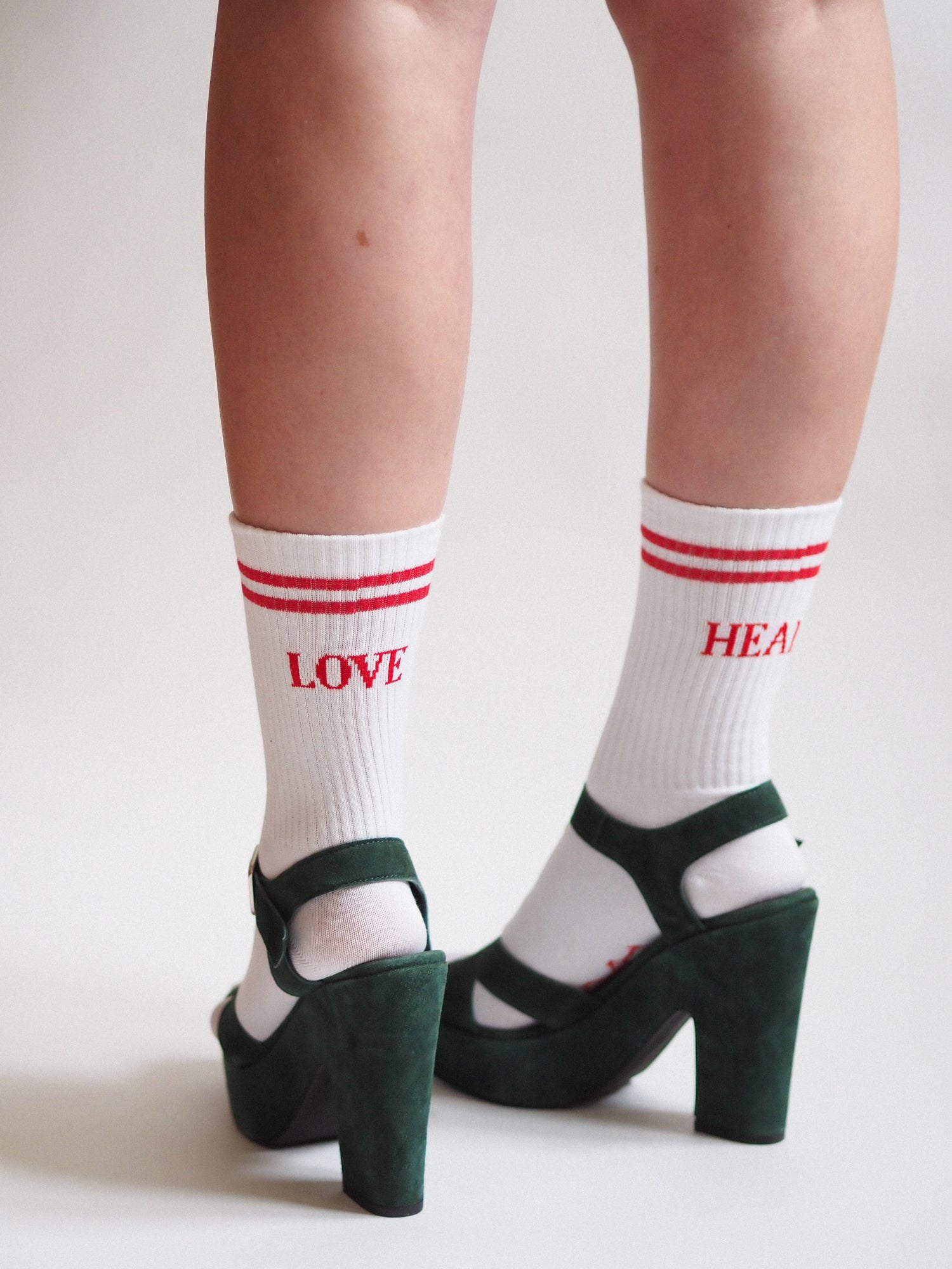 Love Heals Socks, White