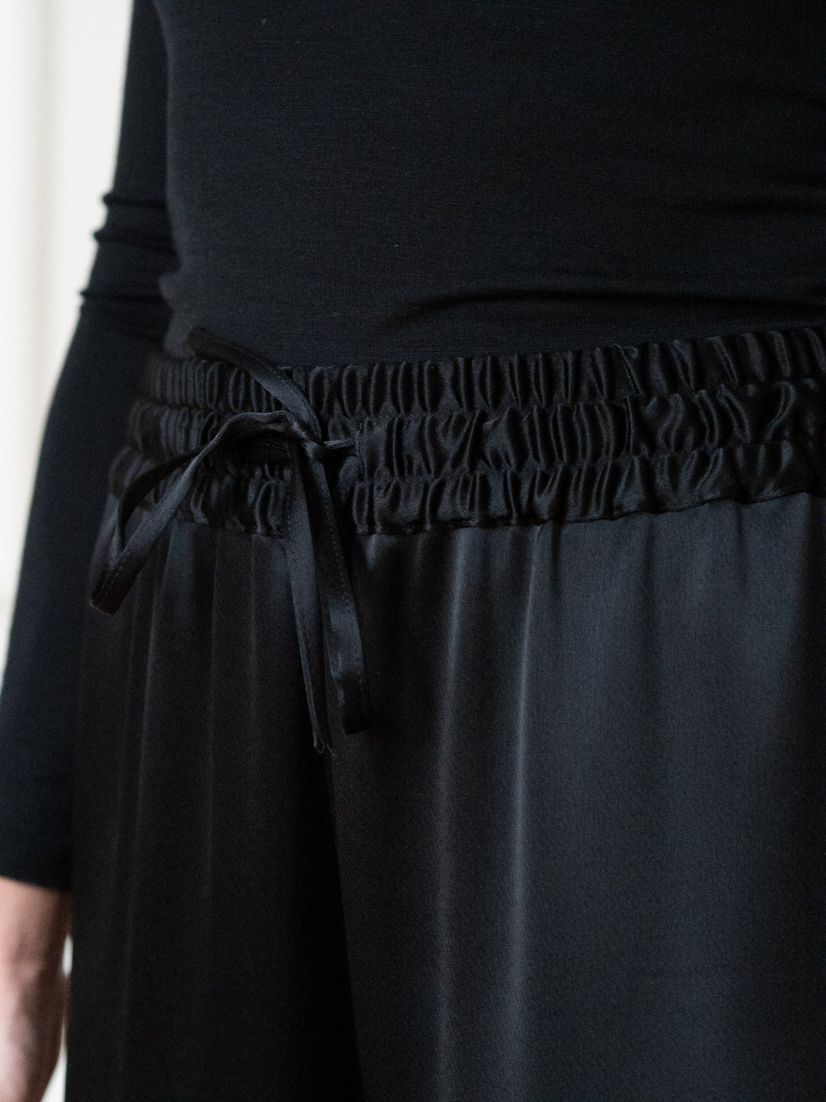 Wide Pants, Black