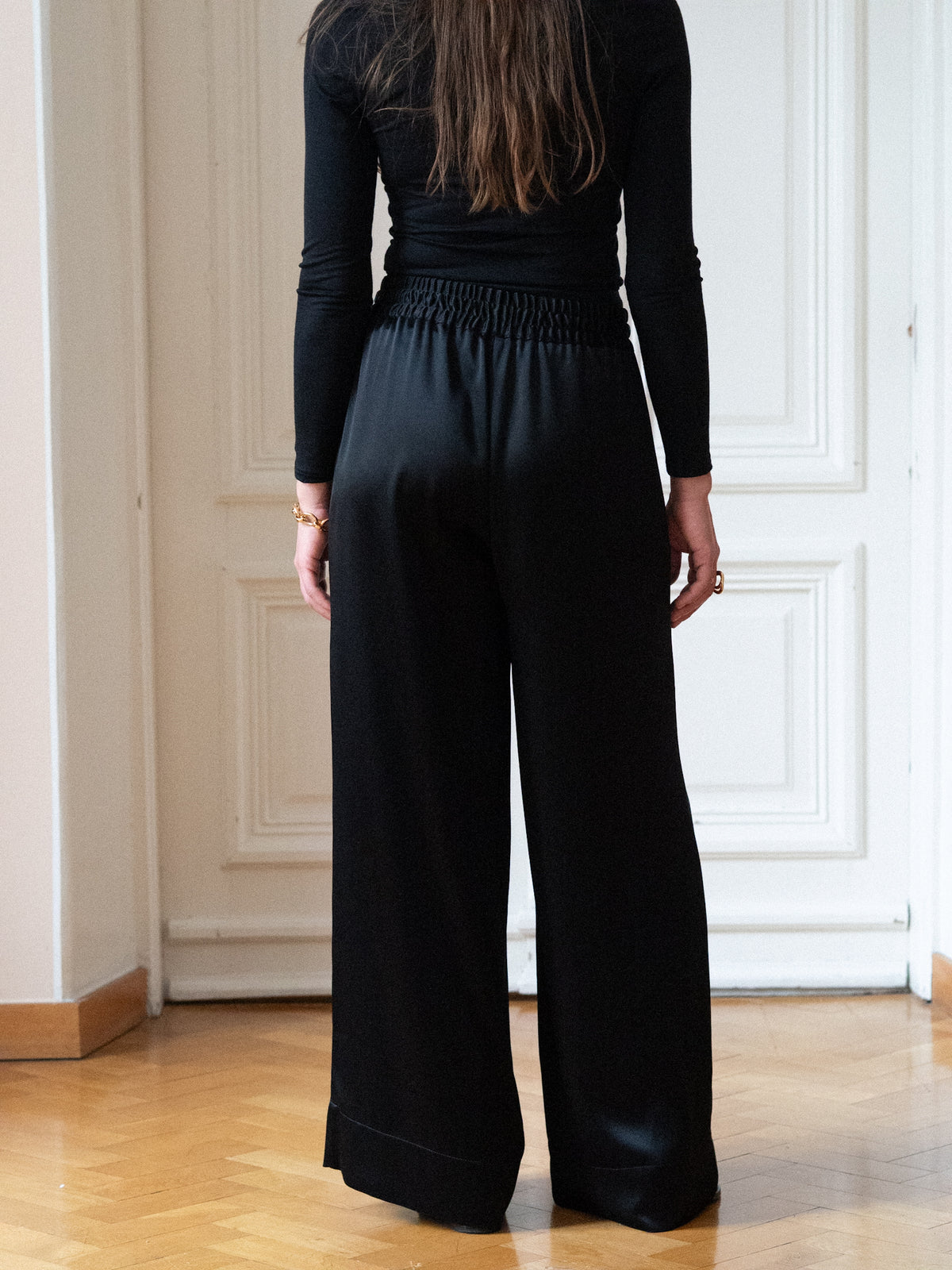 Wide Pants, Black