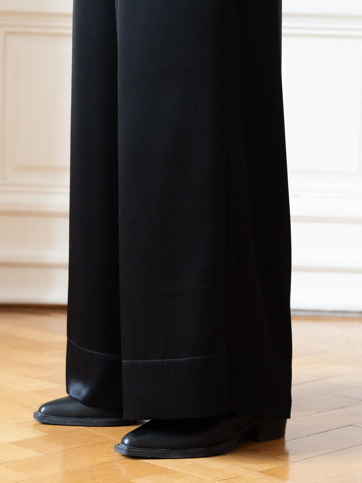 Wide Pants, Black