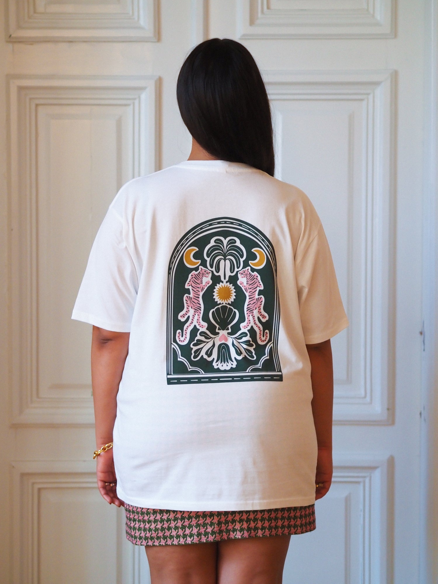 Easy Tiger Oversize T-shirt, White