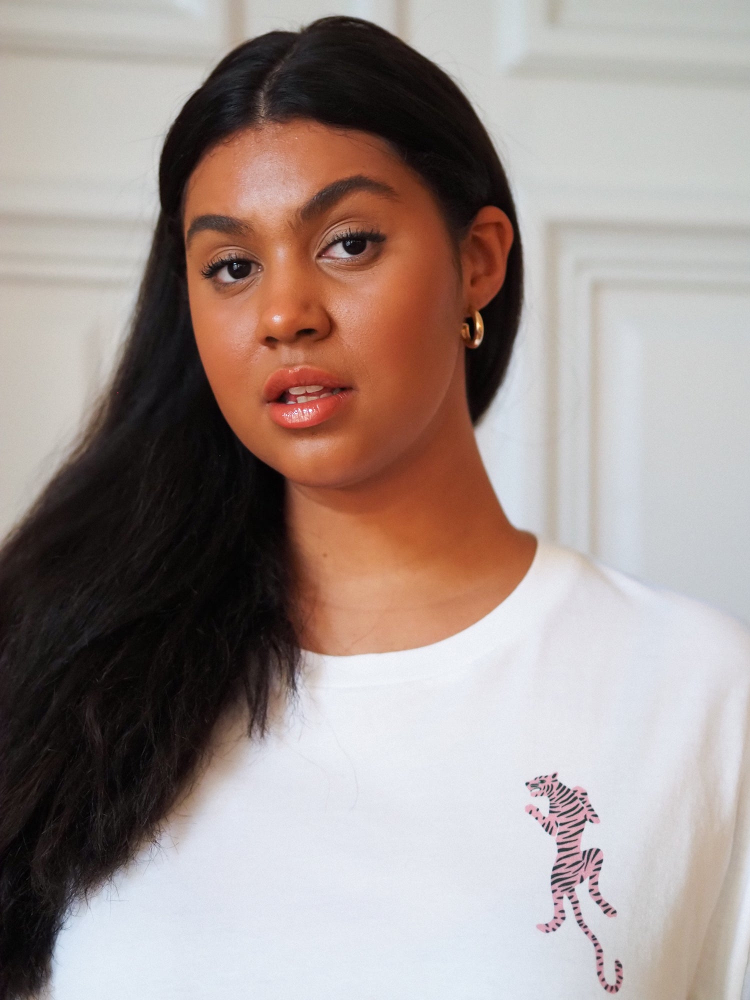 Easy Tiger Oversize T-shirt, White
