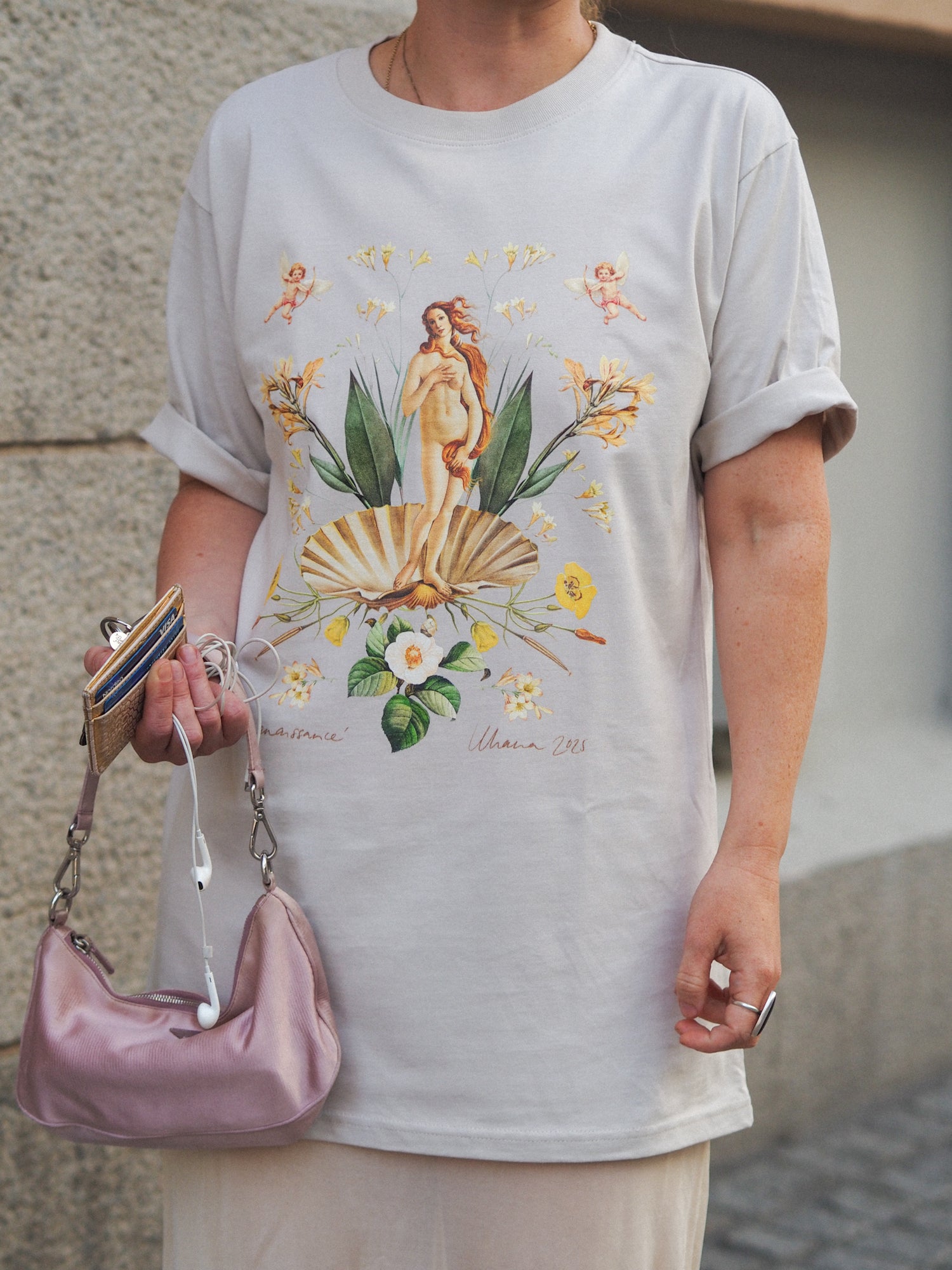 Renaissance Oversize T-shirt, Bone