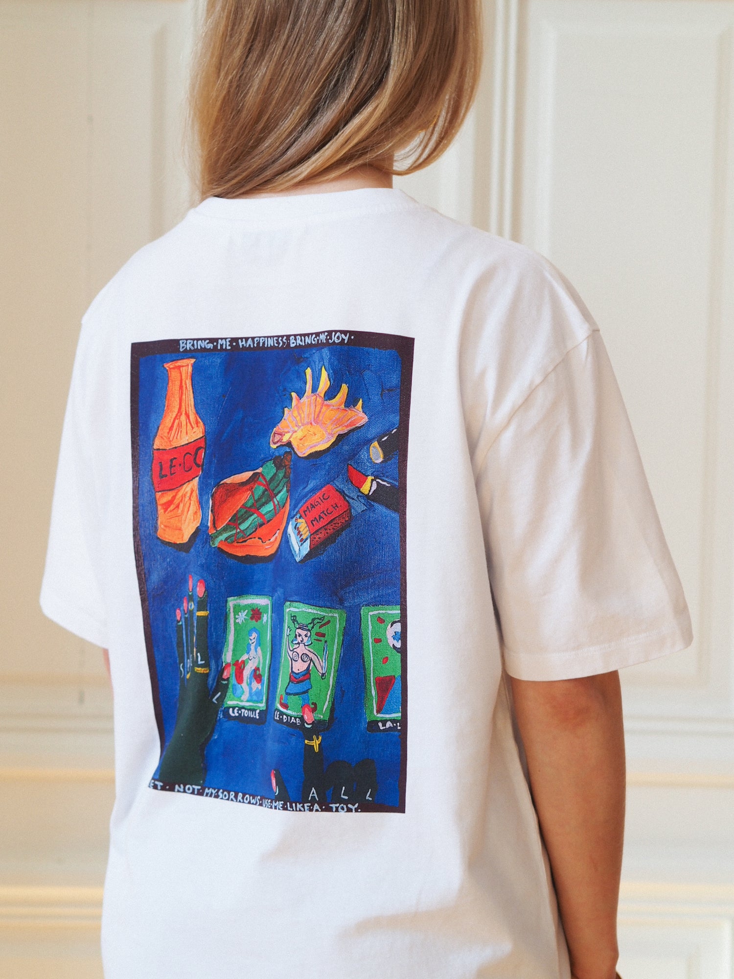 Spell for Happiness Signature Tee, White