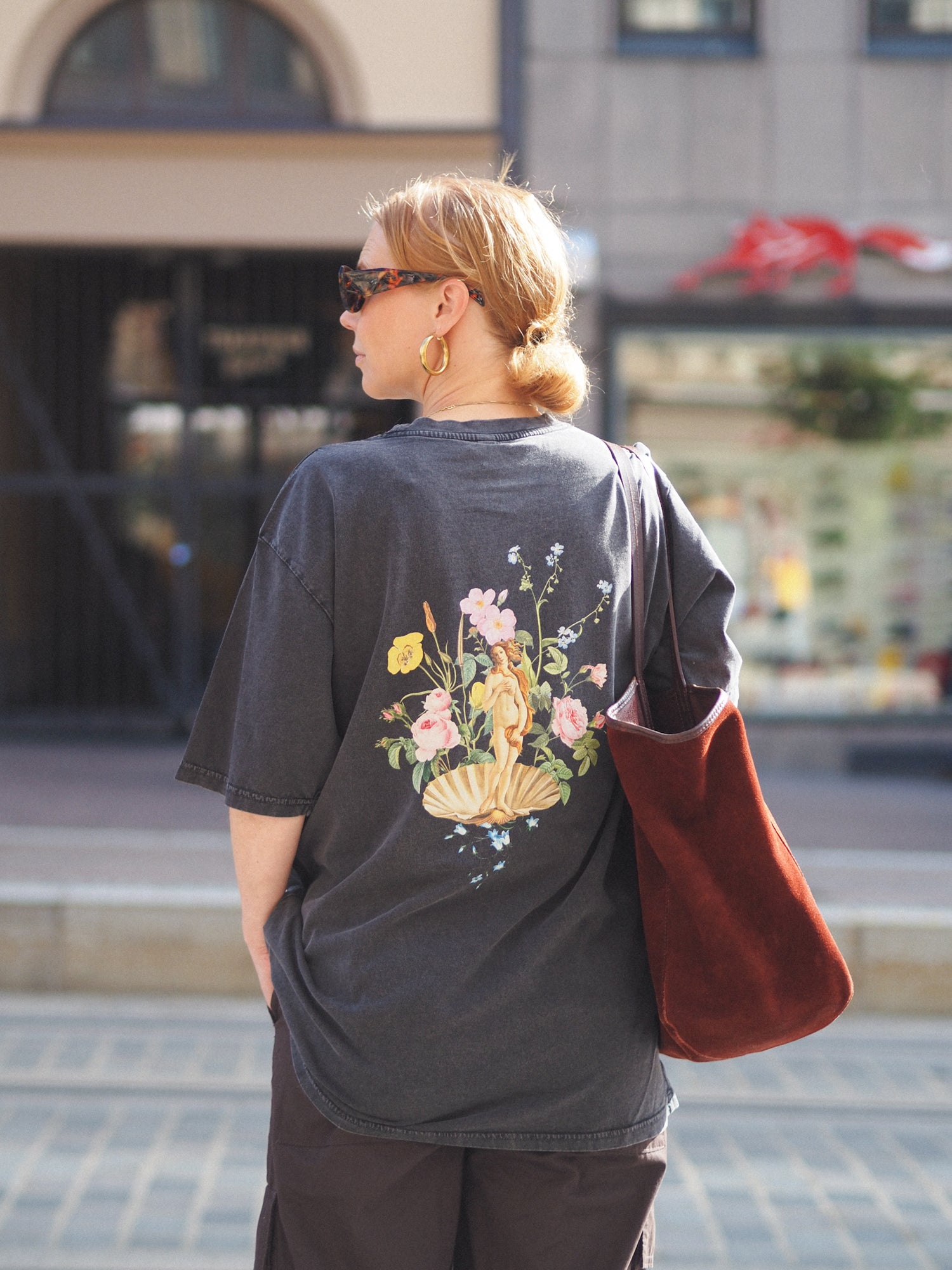 True Romance Oversize T-shirt, Stonewashed Black